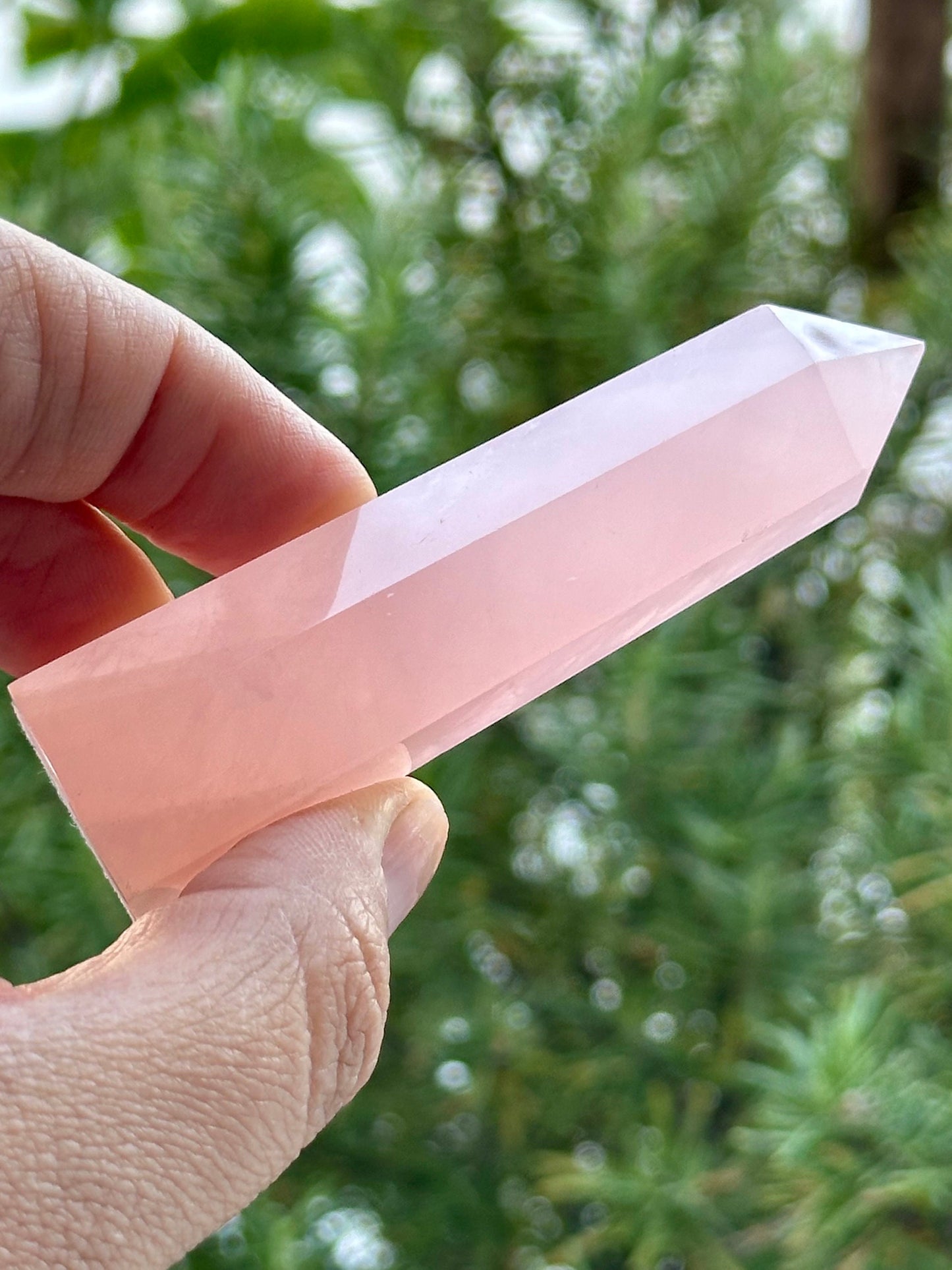 3 inch Rose Quartz Tower