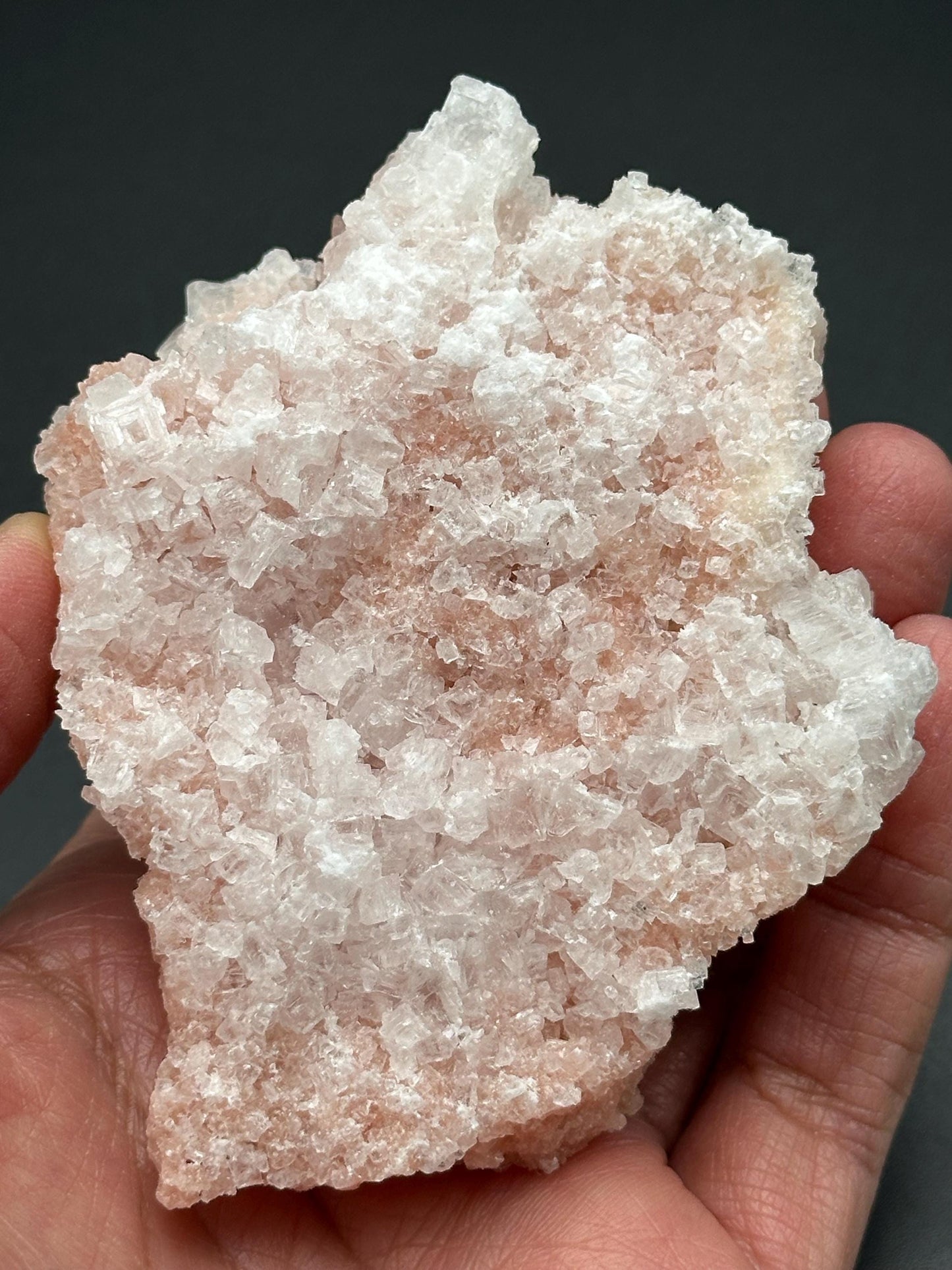 Light Pink Halite on Trona