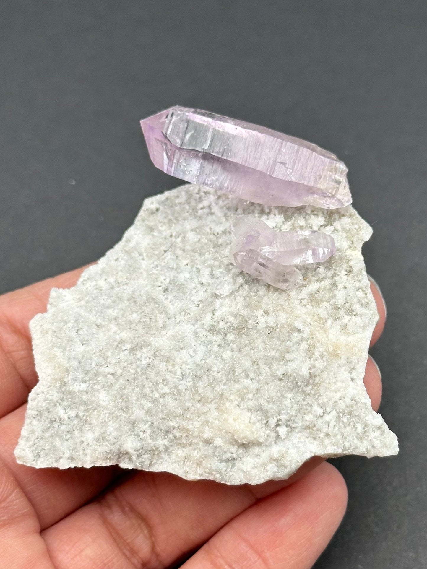 Veracruz Amethyst on Quartz Matrix