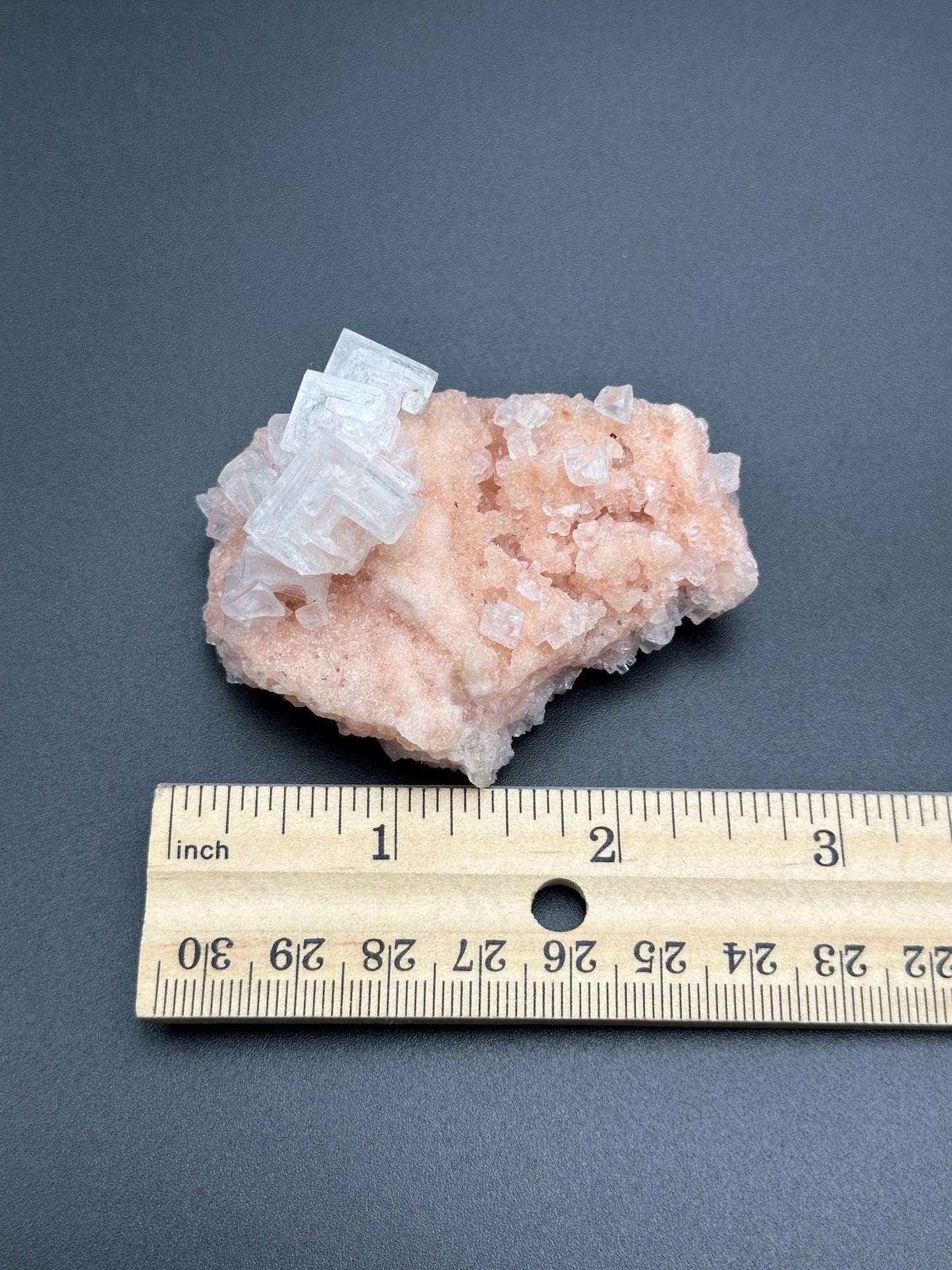 Light Pink Halite on Trona
