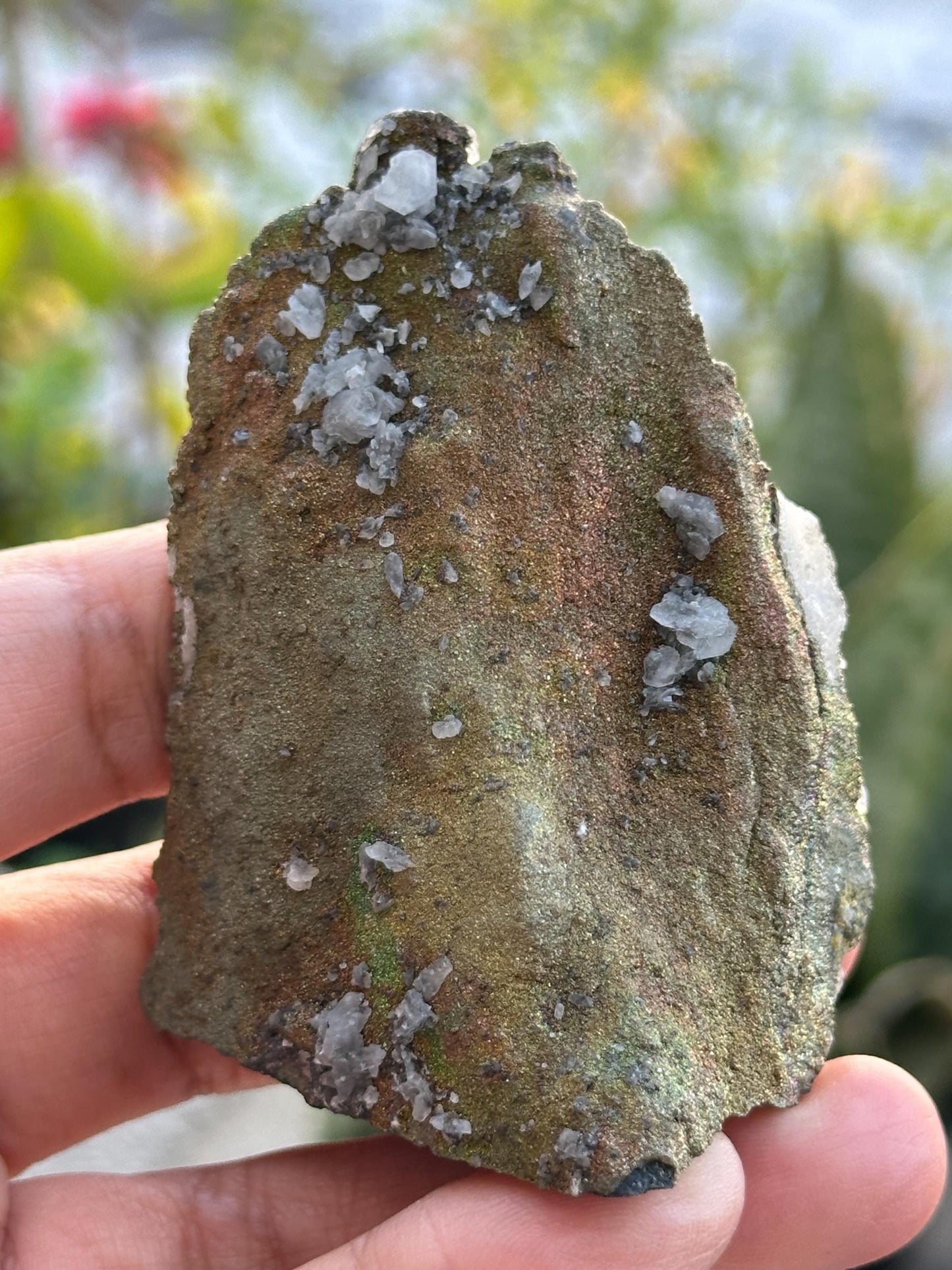 Pyrolusite Marcasite in Quartz
