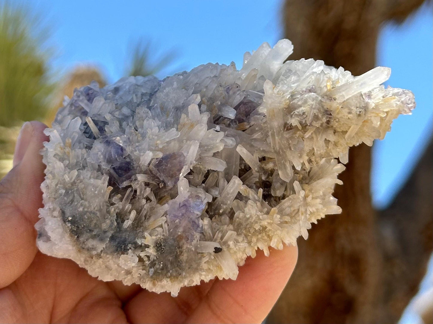 Yindu Flourite with Quartz from the Yindu Mine, Inner Mongolia, China