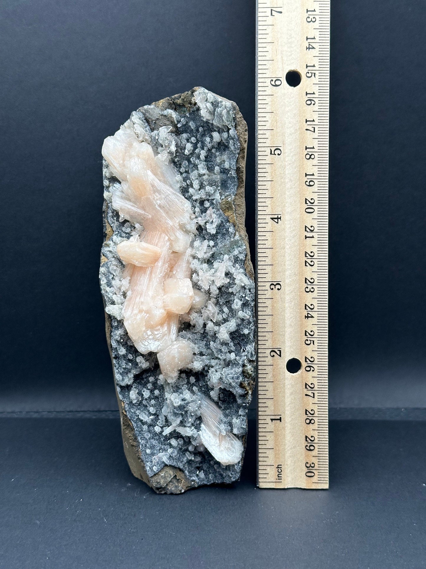 Stilbite with Chalcedony
