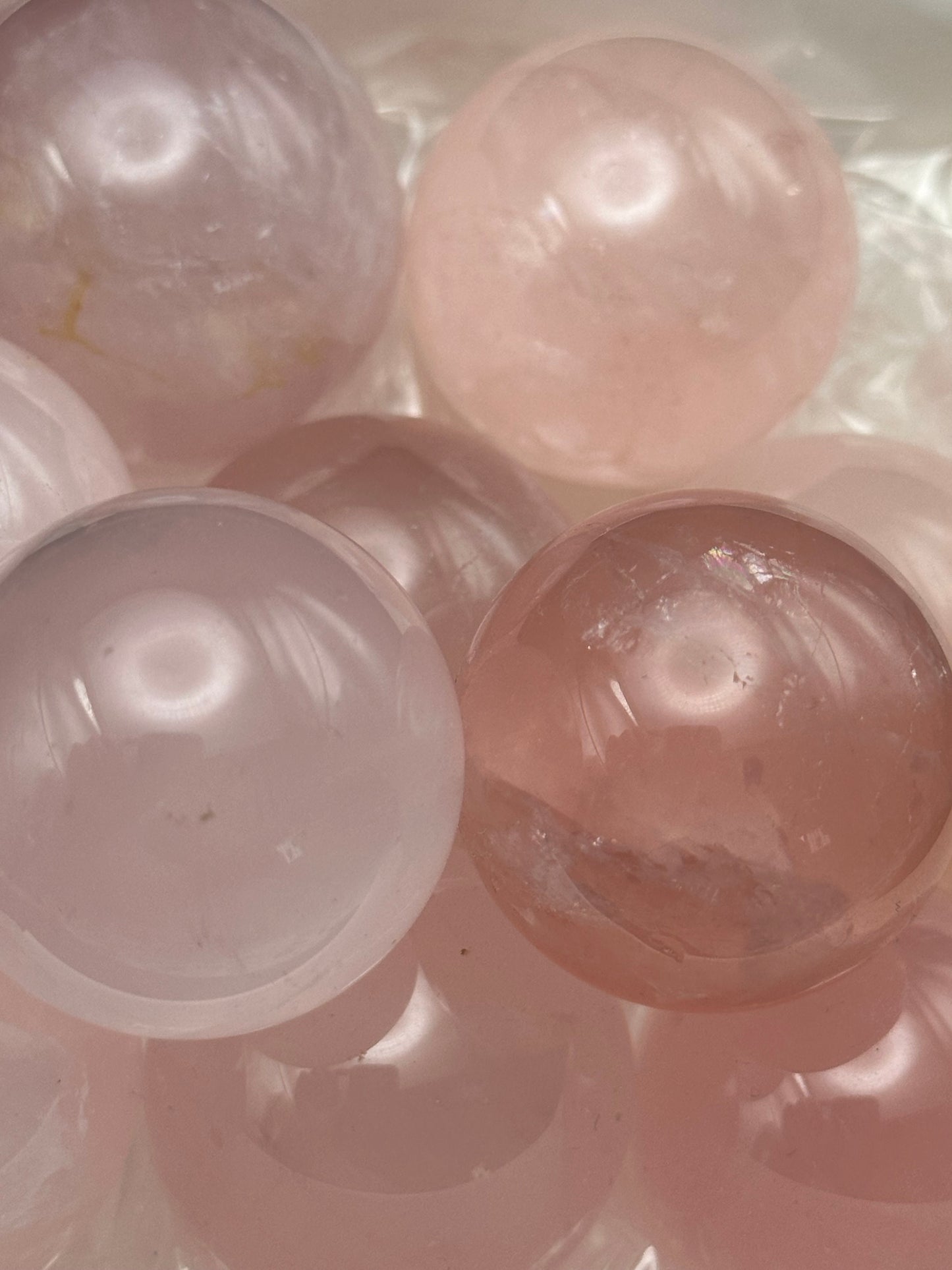 One (1) Rose Quartz Sphere