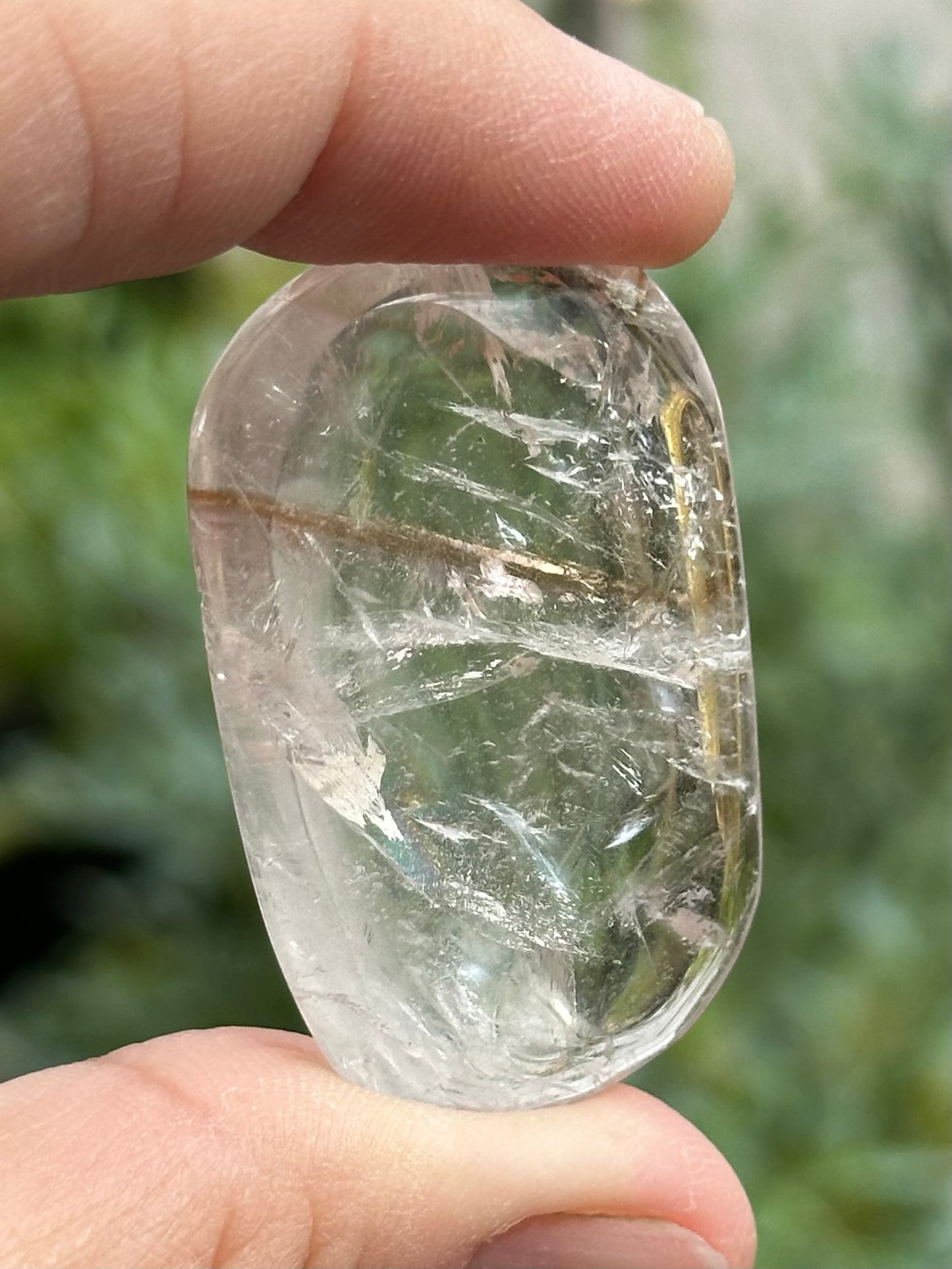 UV Amethyst Mini Palmstone from Brazil