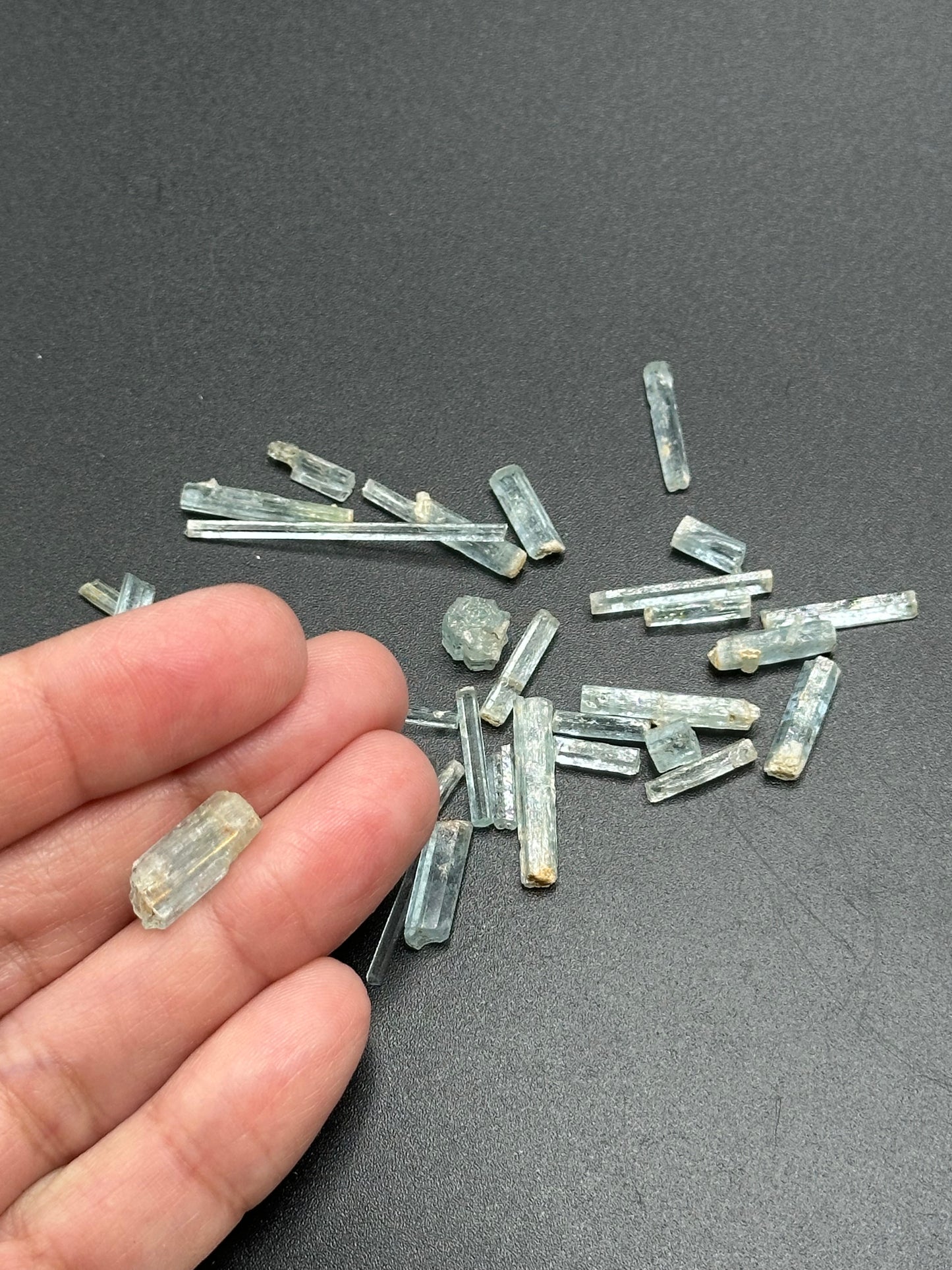 10.42 Gram Lot of Aquamarine Crystals