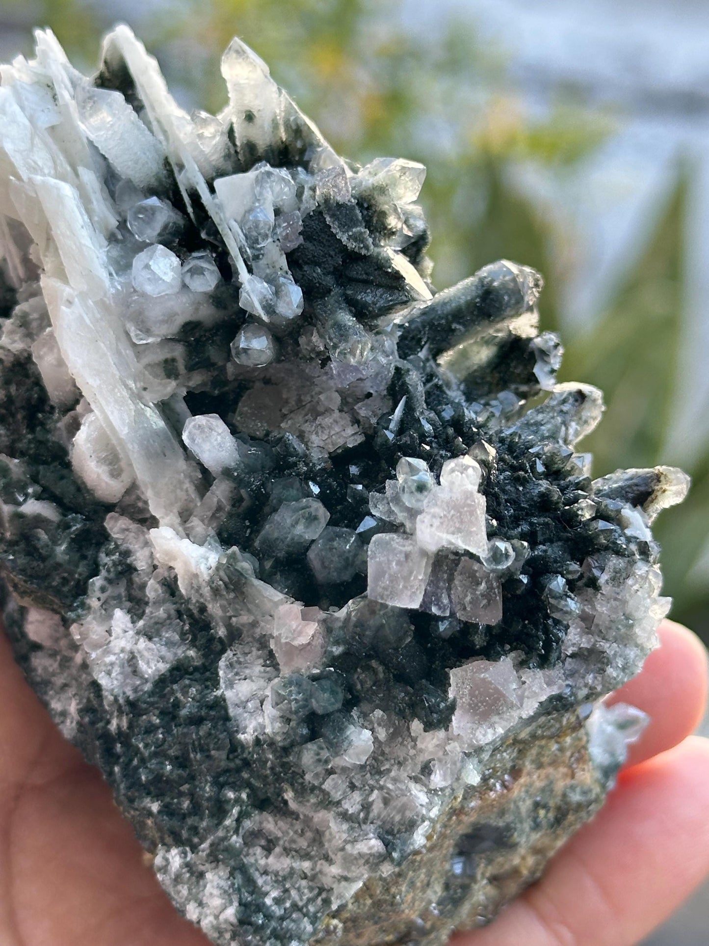 Quartz and Fluorite Specimen from Inner Mongolia
