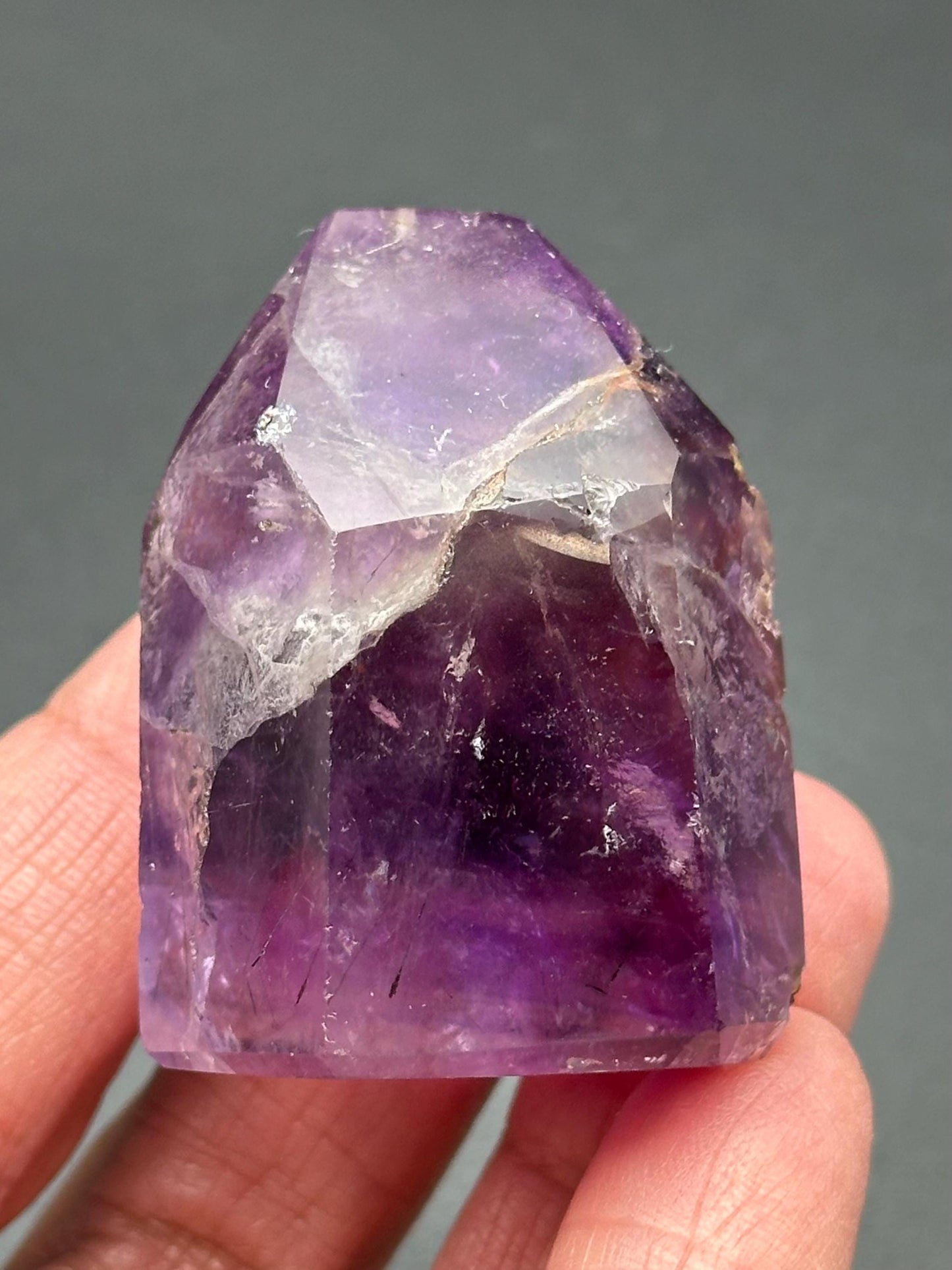 Polished Amethyst Point
