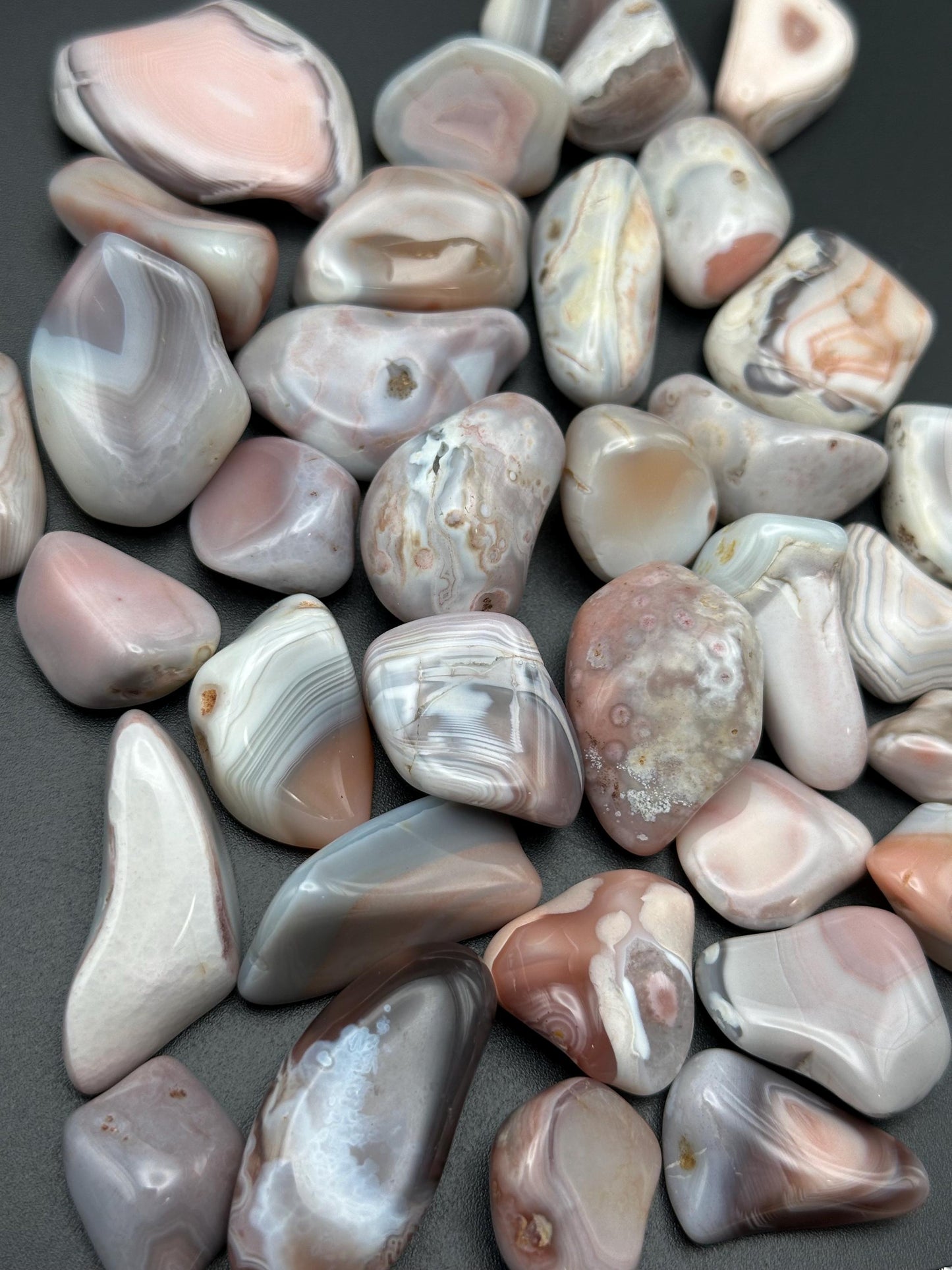 One (1) Botswana Agate Tumble