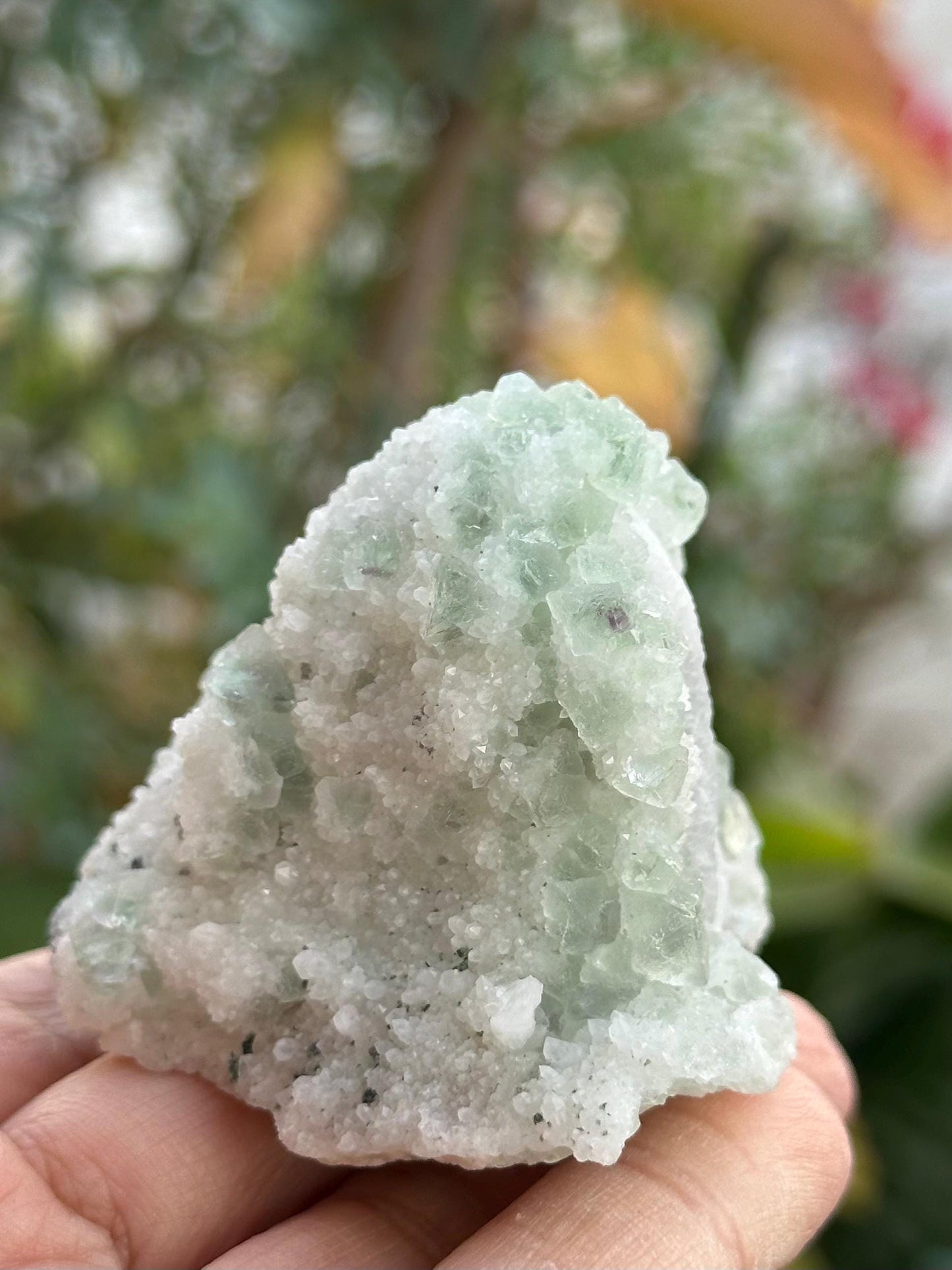 Fluorite with Candle Quartz from the Huanggangliang Mine