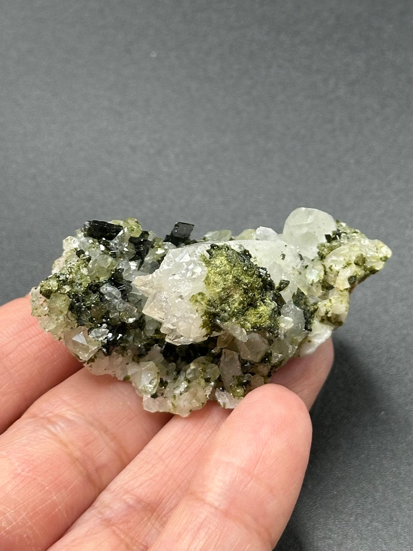 Epidote and Quartz from Hakkari Province, Turkey