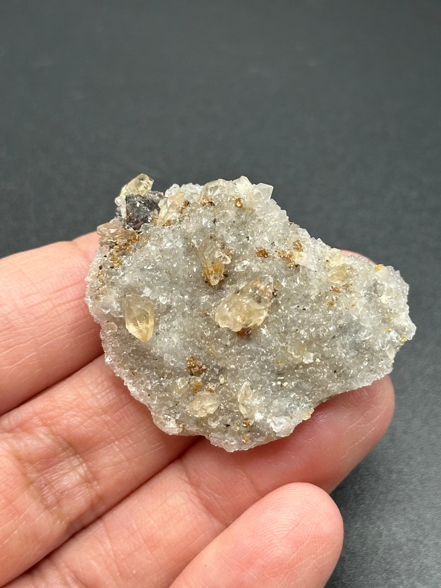 Dolomite, Sphalerite, and Calcite from the Elmwood Mine in Carthage, Tennessee