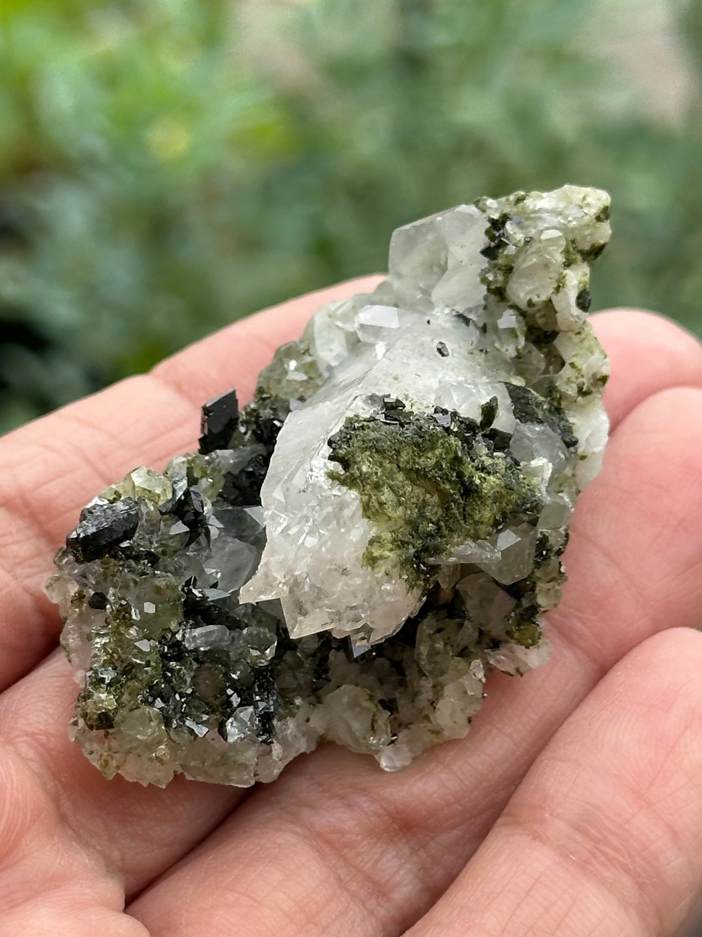Epidote and Quartz from Hakkari Province, Turkey