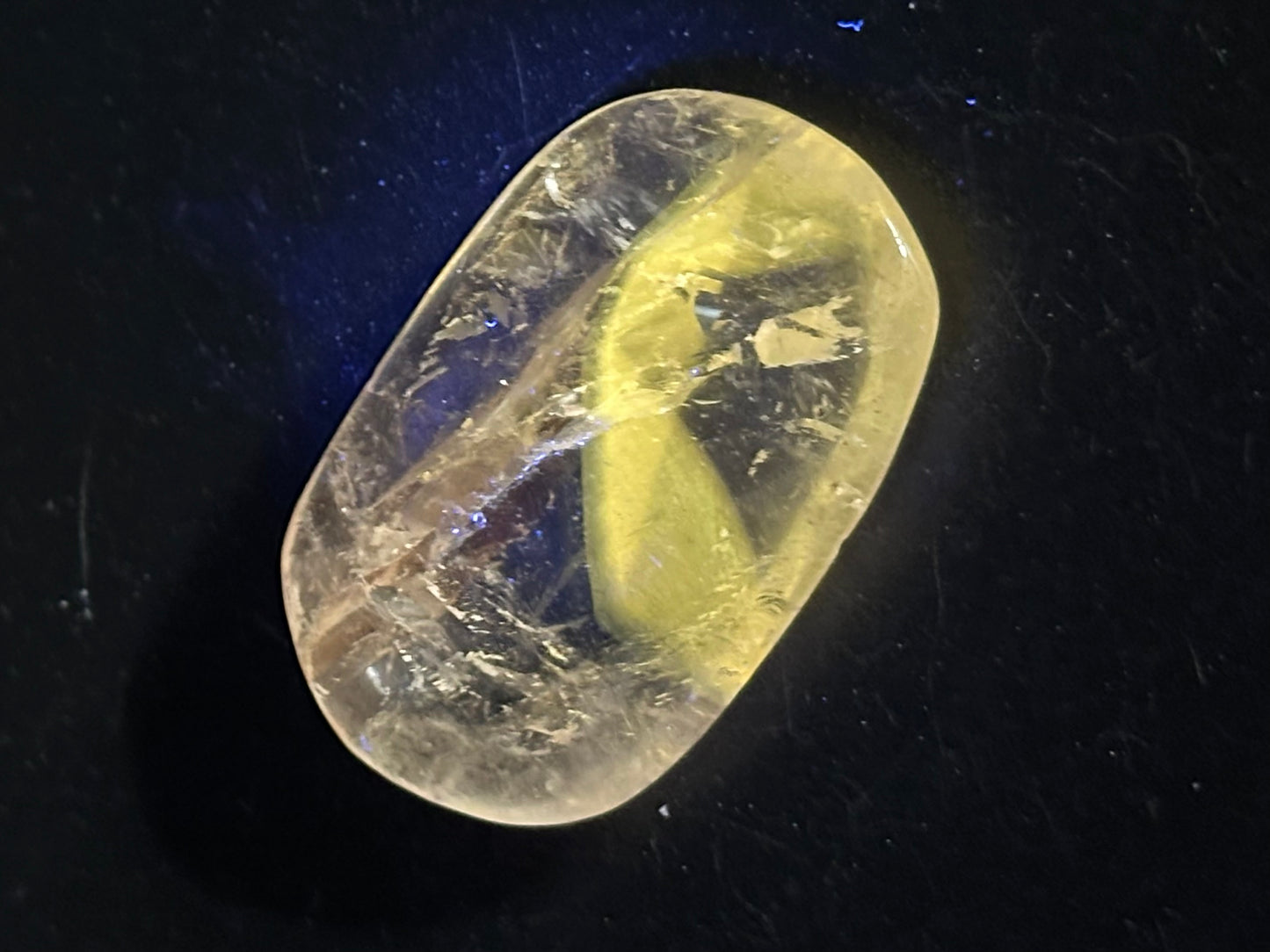 UV Amethyst Mini Palmstone from Brazil
