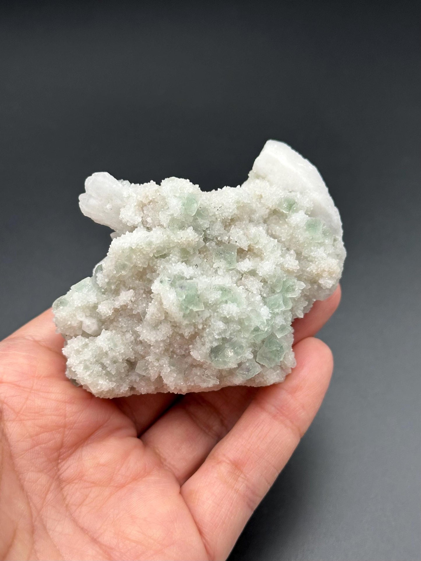 Fluorite with Quartz from the Huanggangliang Mine