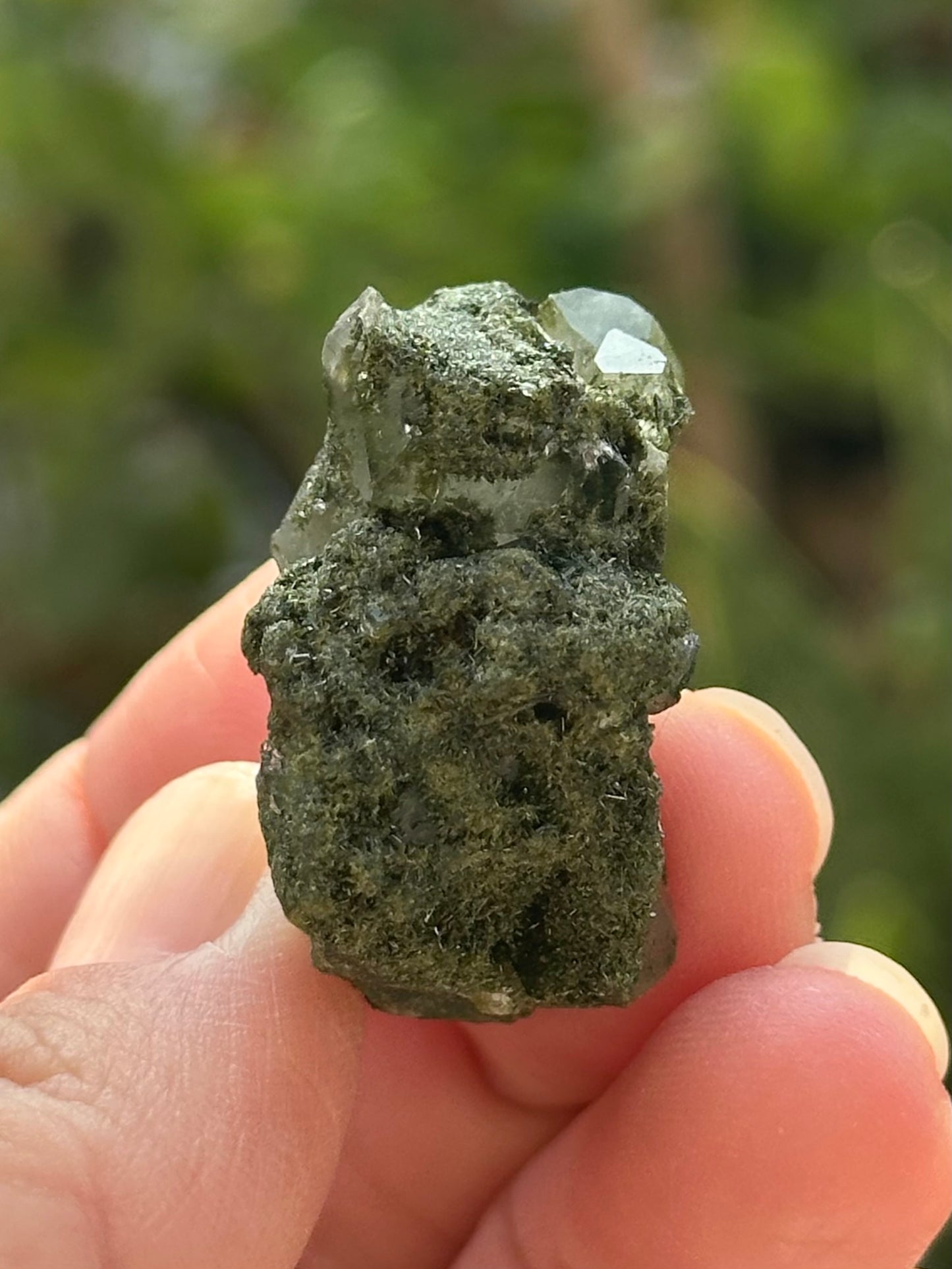 Small Epidote and Quartz from Hakkari Province, Turkey