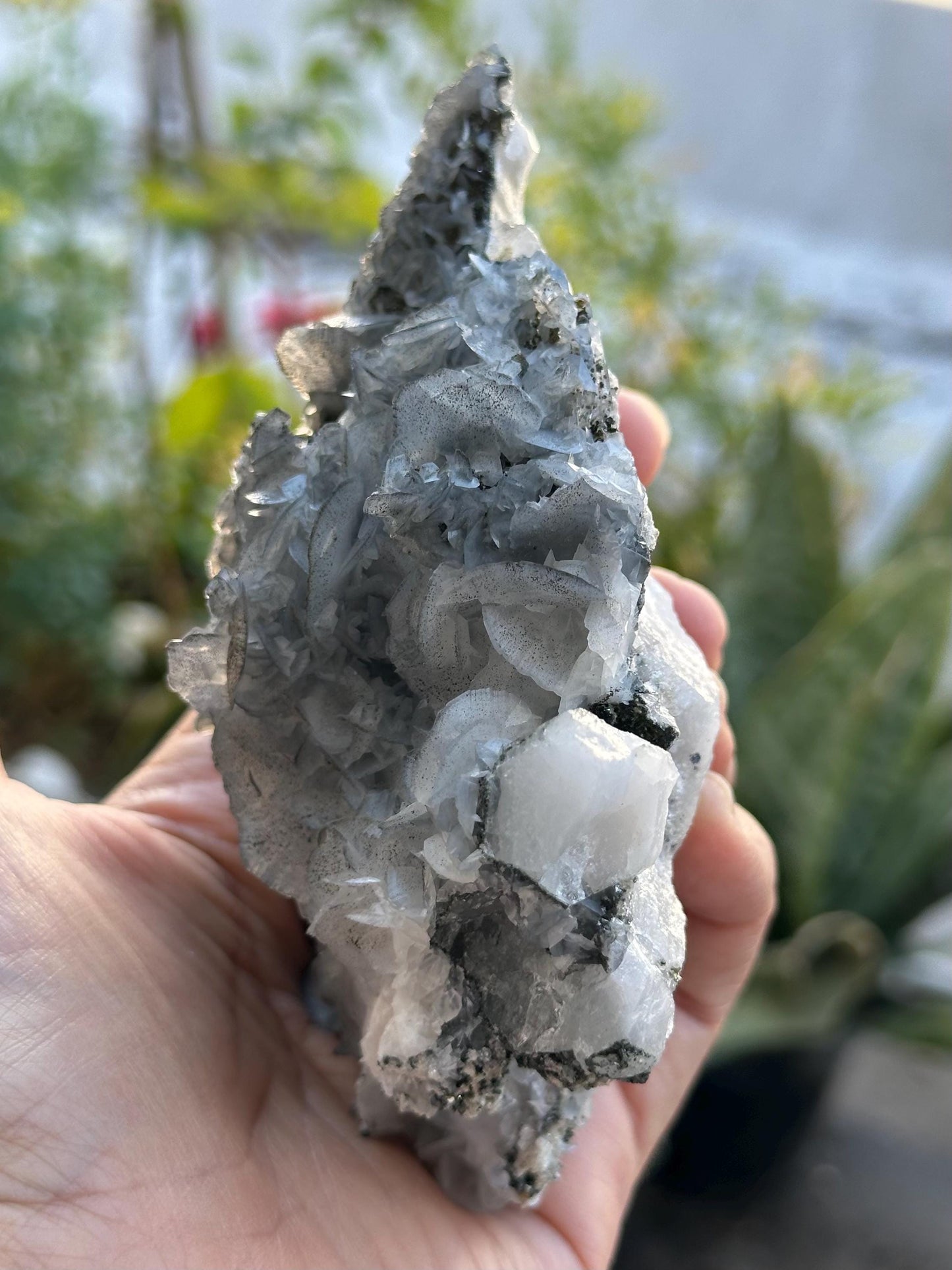 YGX Quartz with Calcite