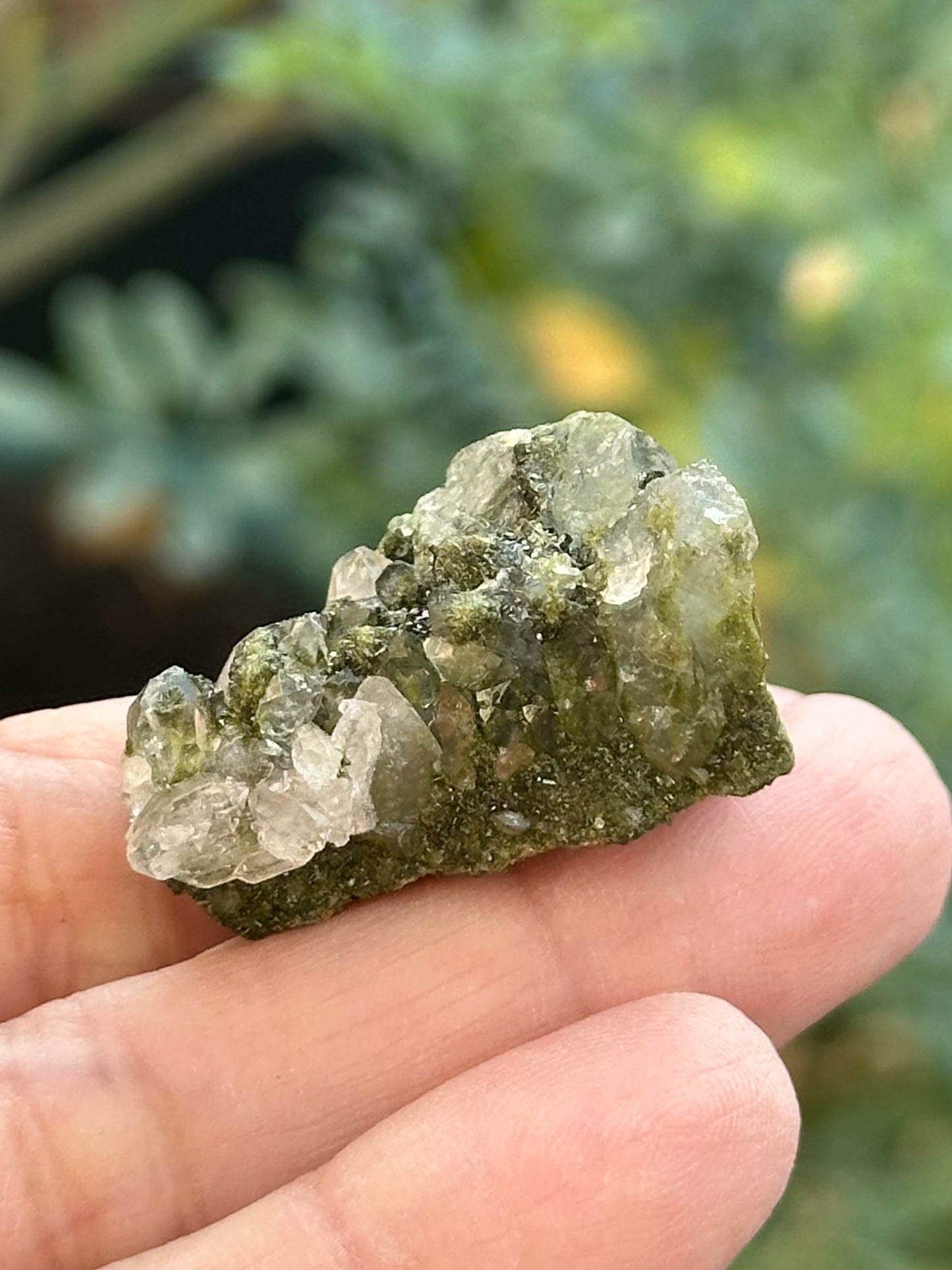 Small Epidote and Quartz from Hakkari Province, Turkey
