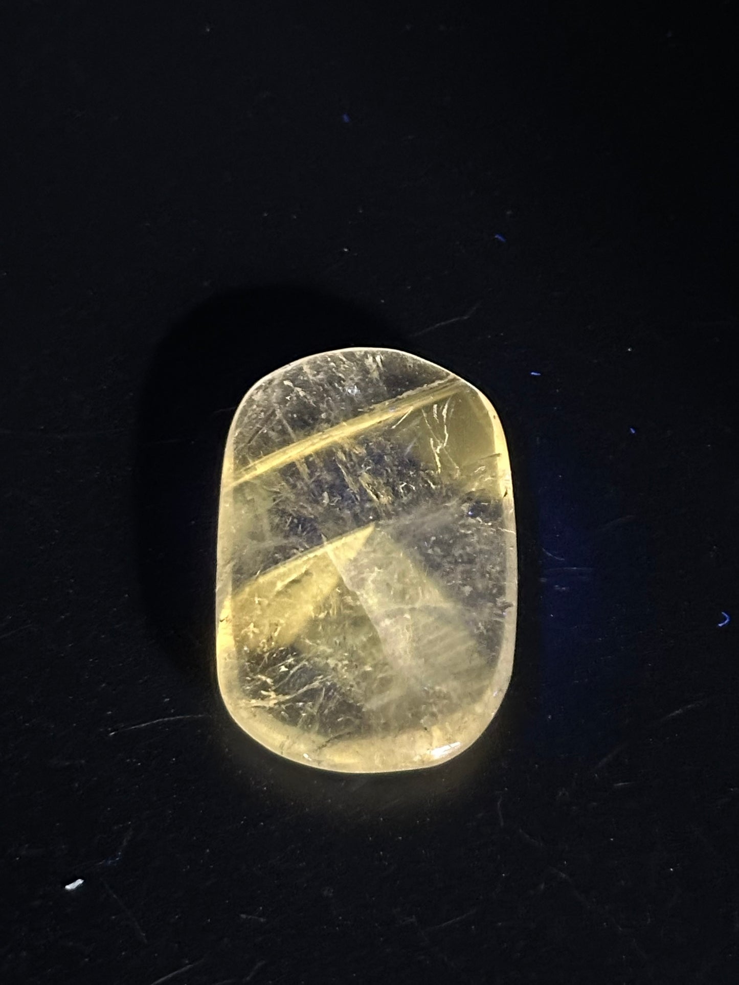 UV Amethyst Mini Palmstone from Brazil