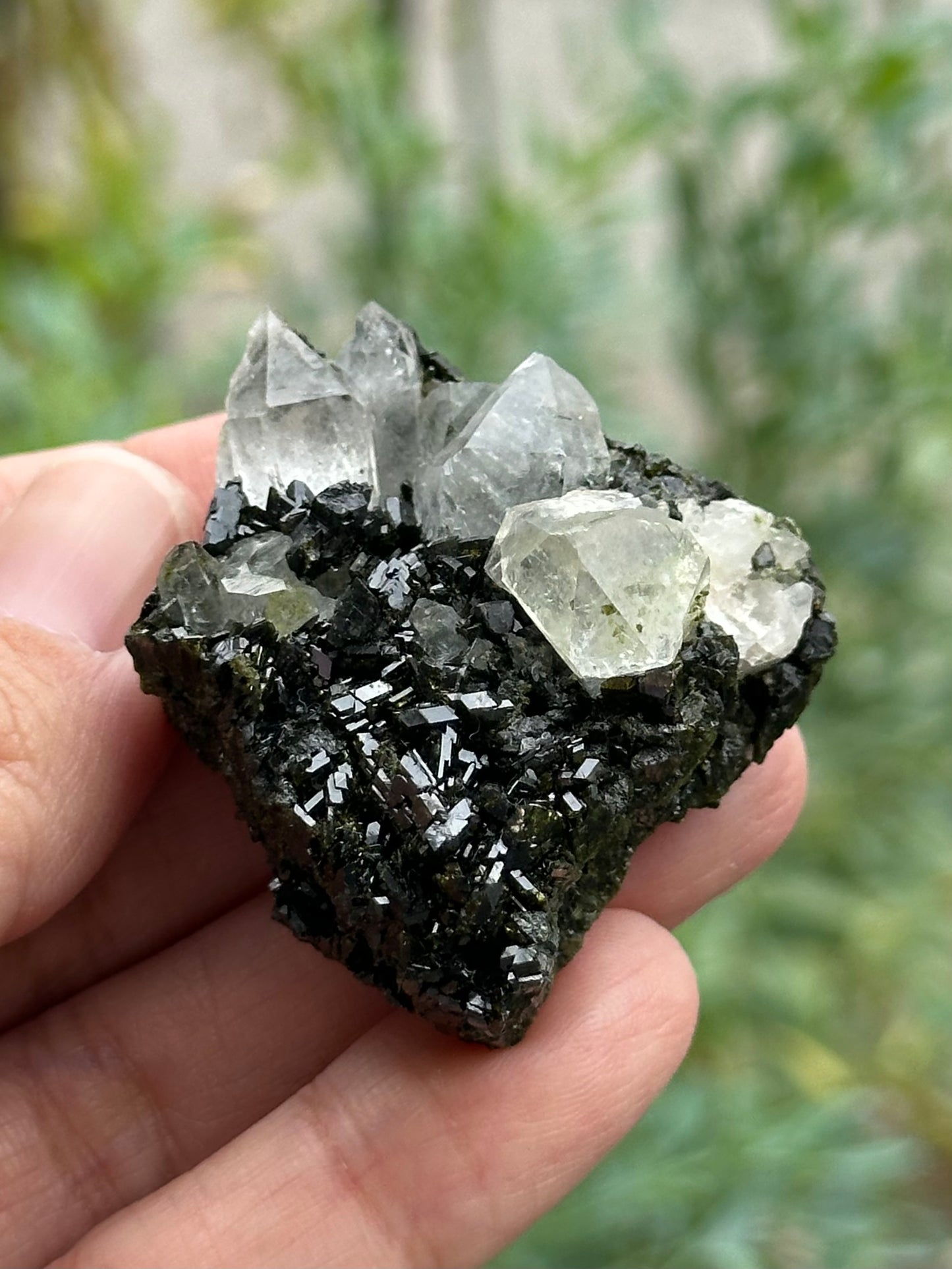 Epidote and Quartz from Hakkari Province, Turkey