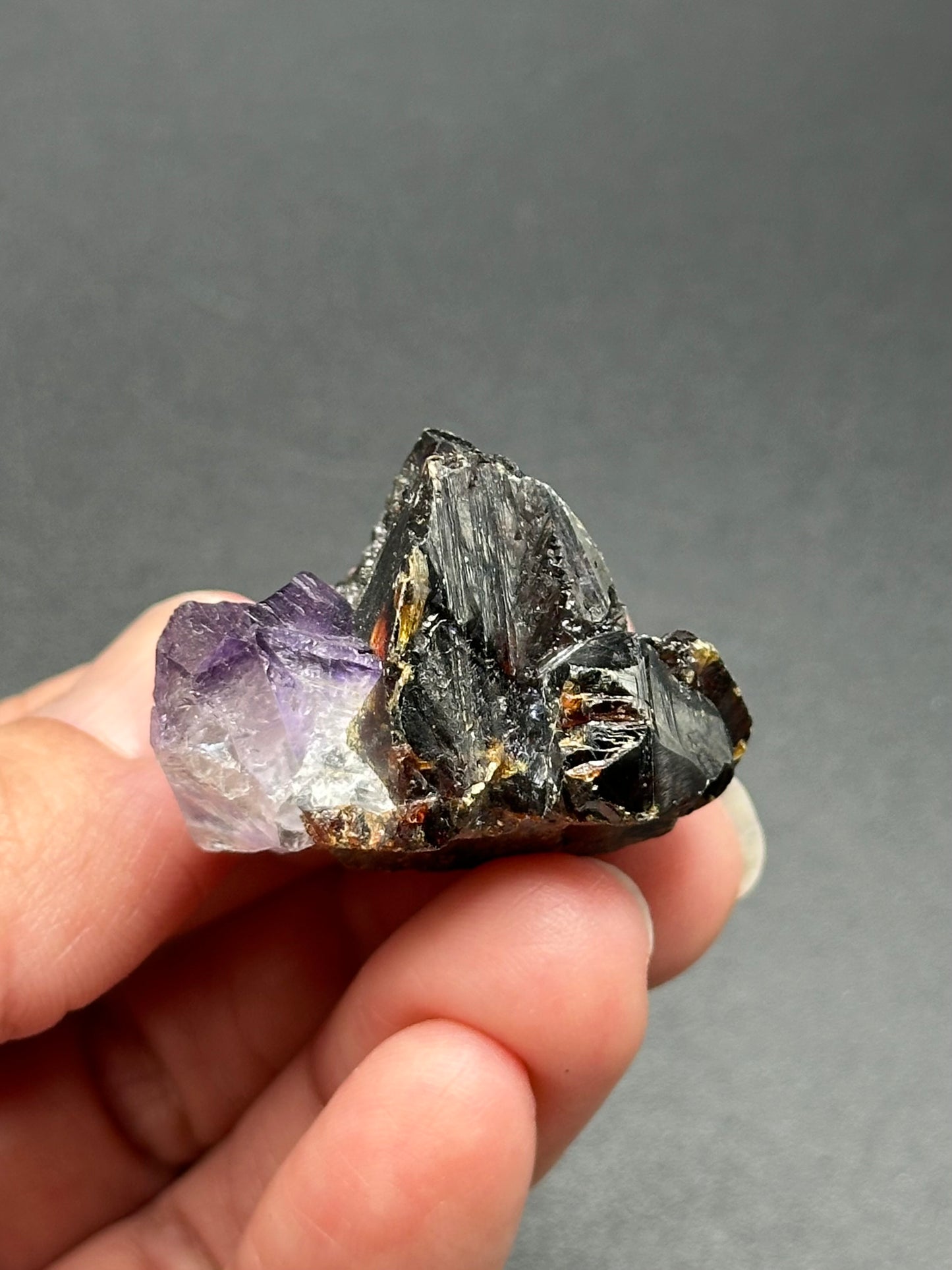 Sphalerite with Fluorite from the Elmwood Mine