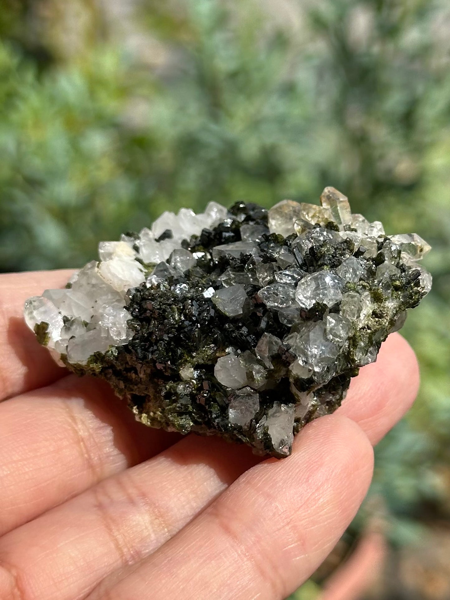 Epidote and Quartz from Hakkari Province, Turkey
