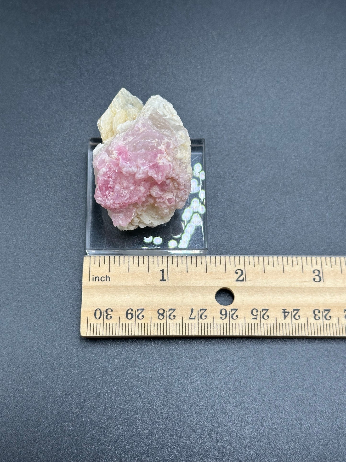 Crystallized Rose Quartz on Quartz with Mica from Brazil