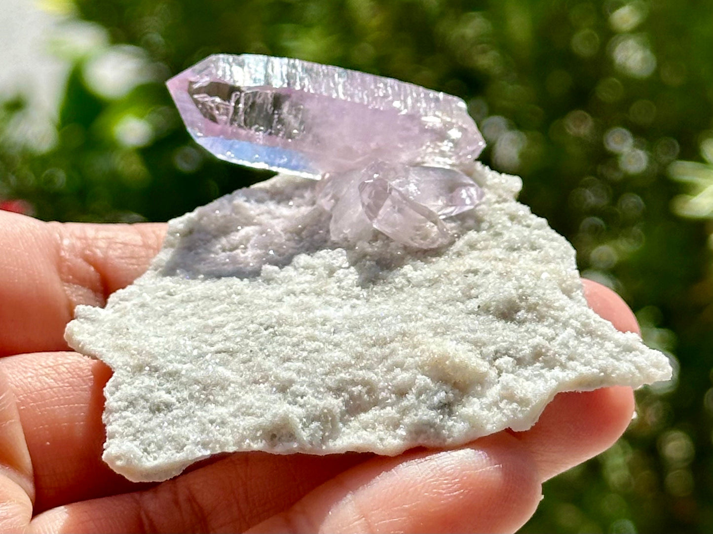 Veracruz Amethyst on Quartz Matrix