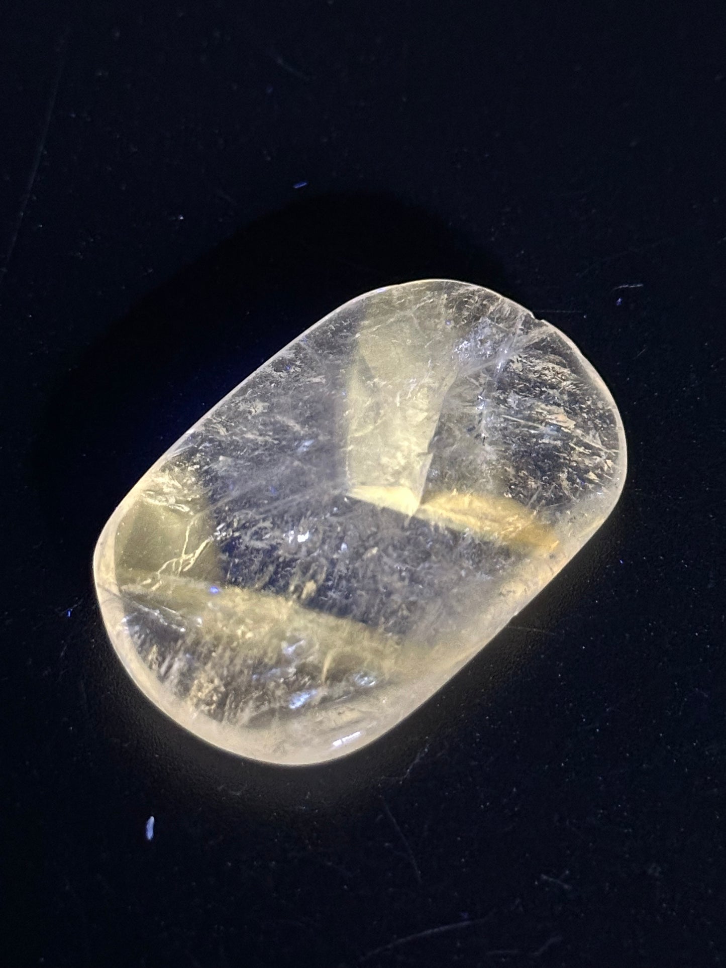 UV Amethyst Mini Palmstone from Brazil