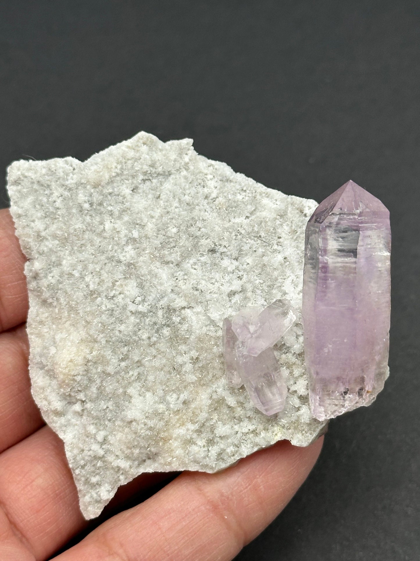 Veracruz Amethyst on Quartz Matrix