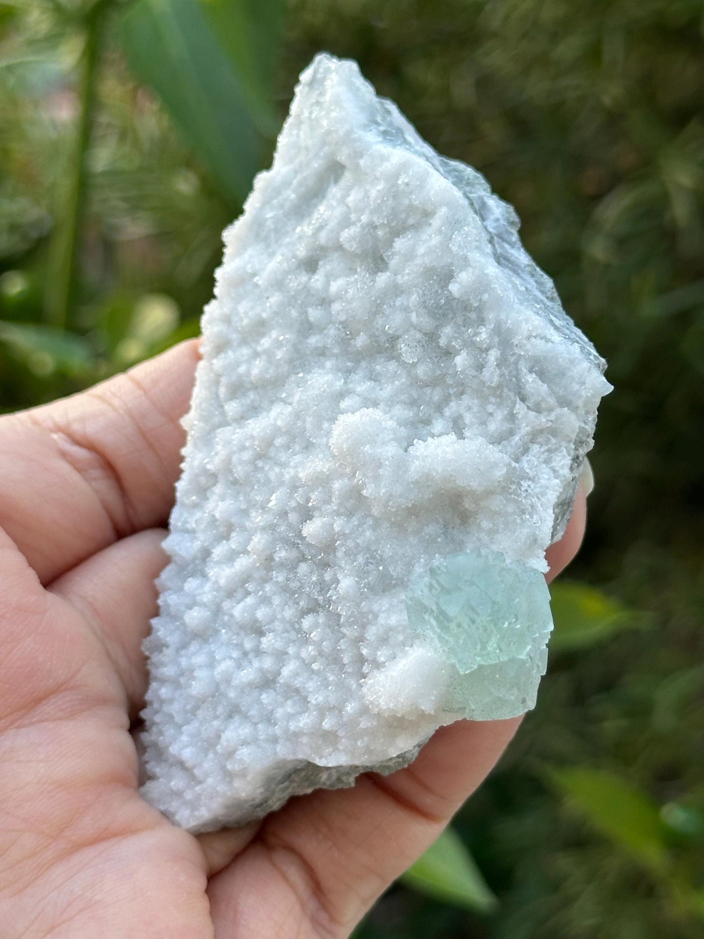 Fluorite, Calcite, and Quartz Specimen from Mexico