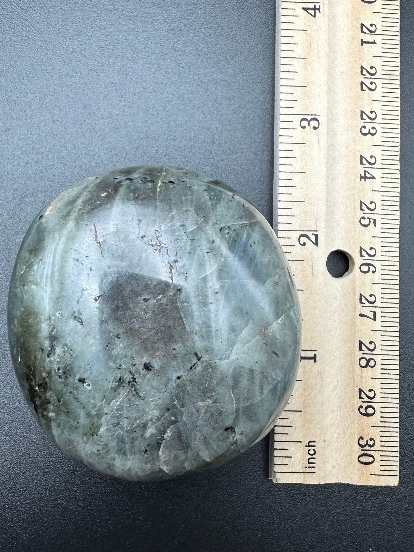 Labradorite Palm Stone from Madagascar