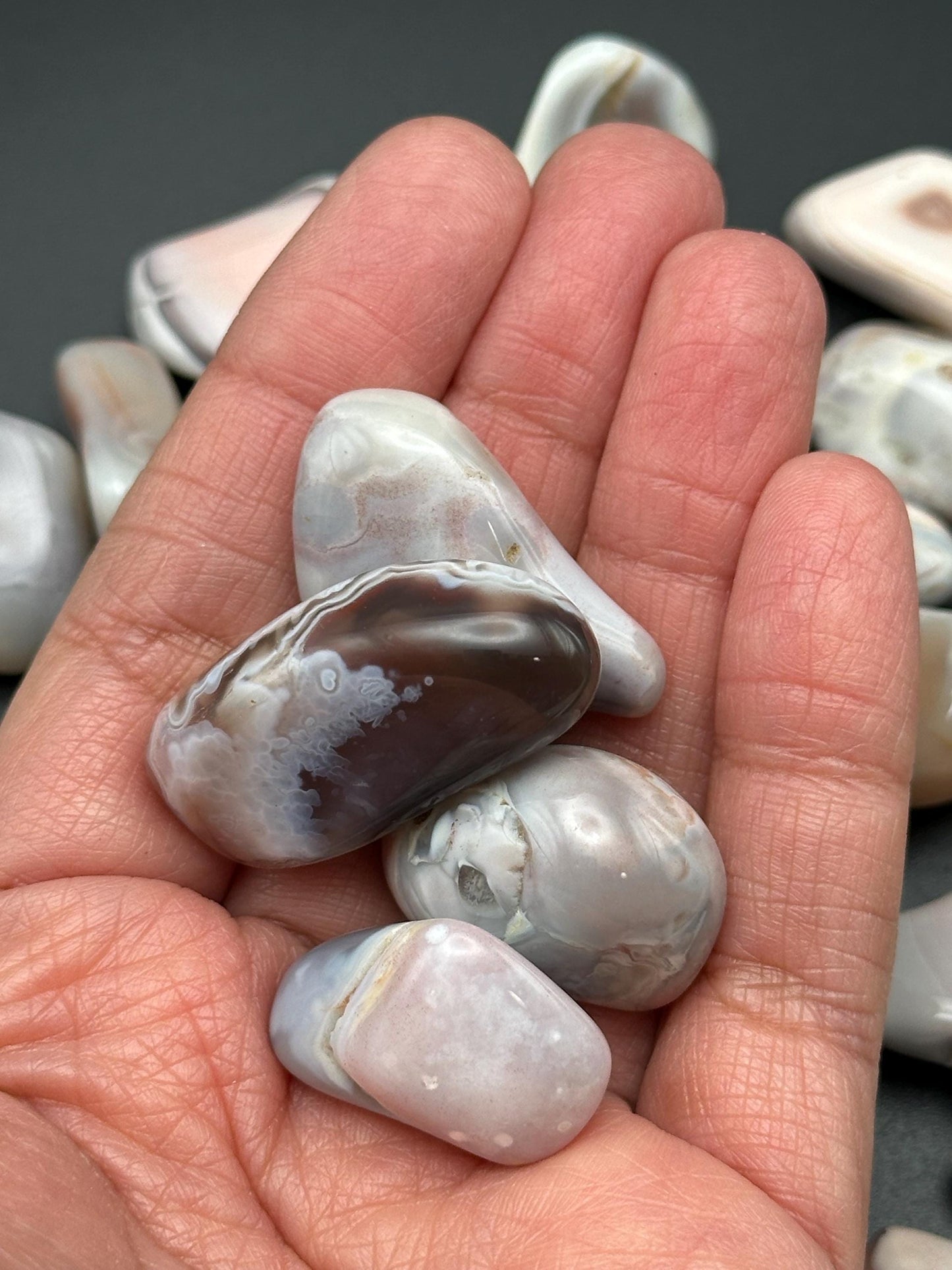One (1) Botswana Agate Tumble