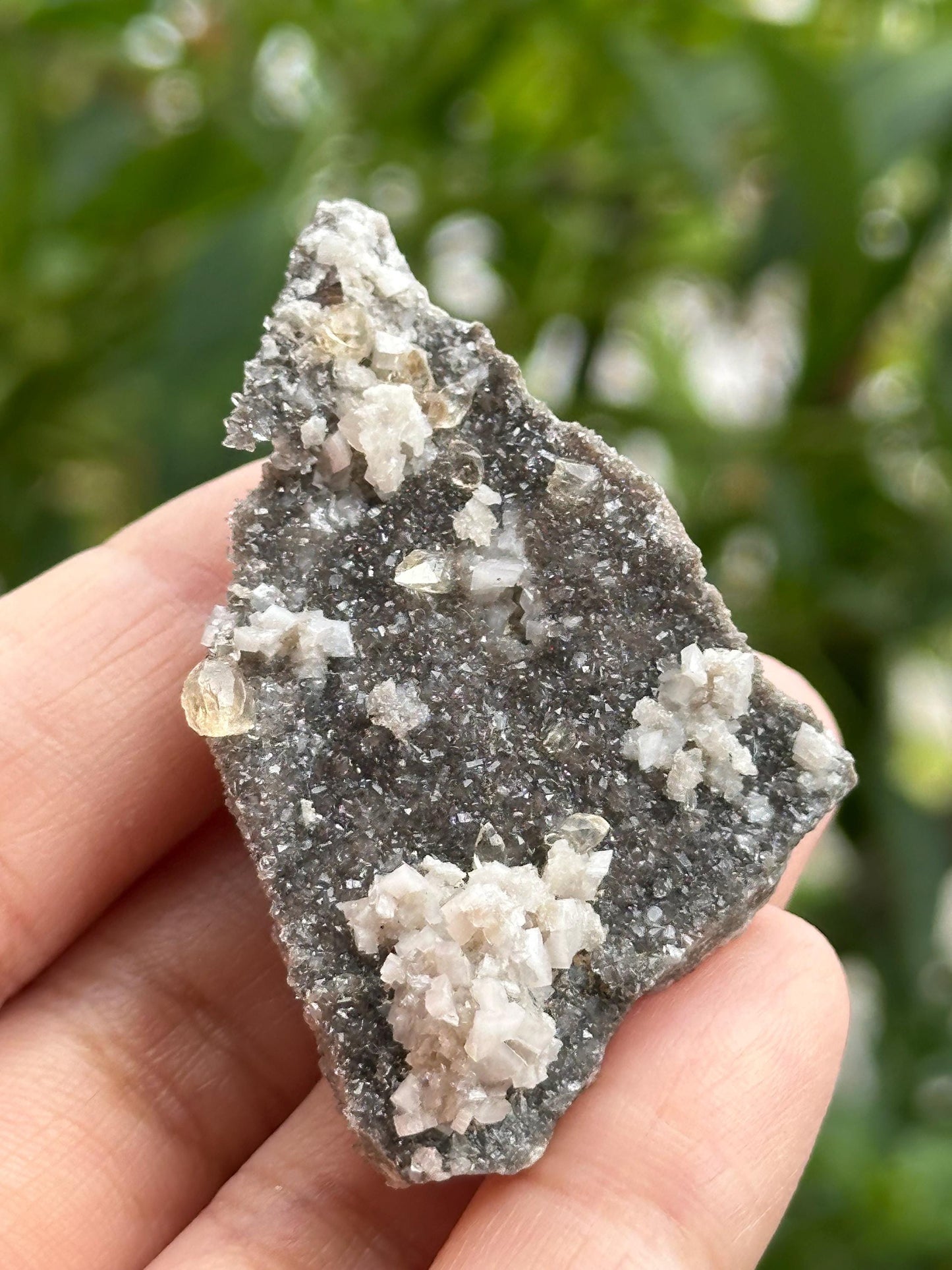 Elmwood Calcite with Sphalerite and Dolomite