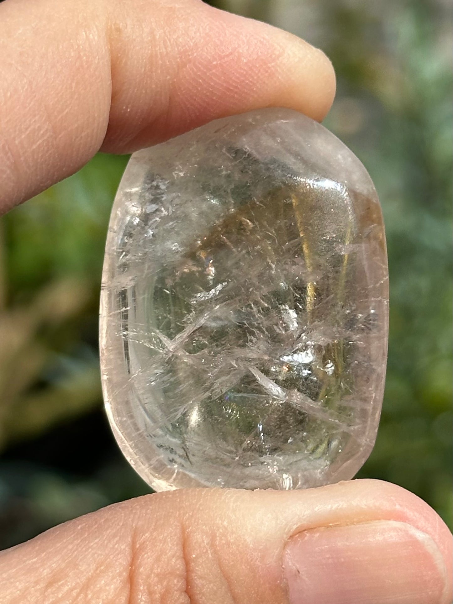 UV Amethyst Mini Palmstone from Brazil