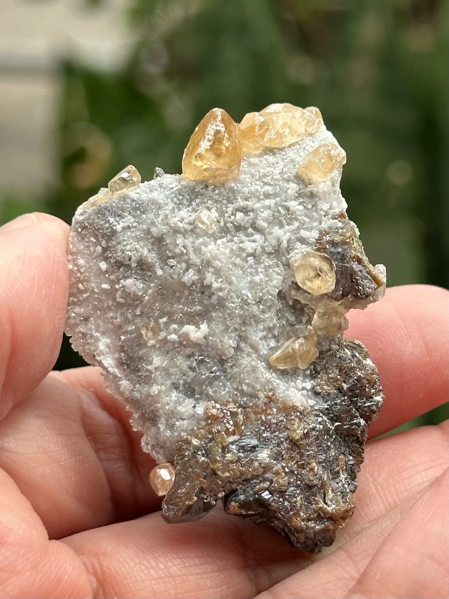 Dolomite, Sphalerite, and Calcite from the Elmwood Mine in Carthage, Tennessee