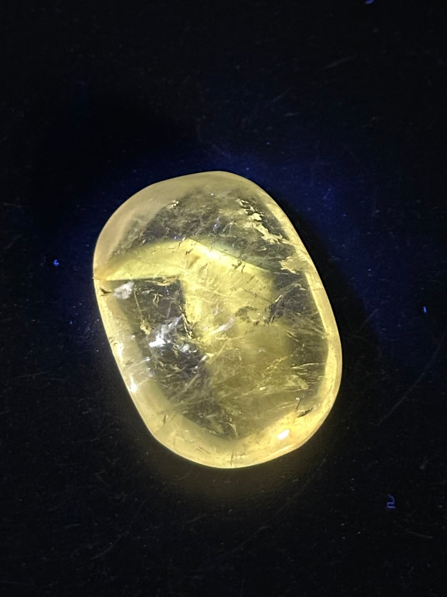 UV Amethyst Mini Palmstone from Brazil