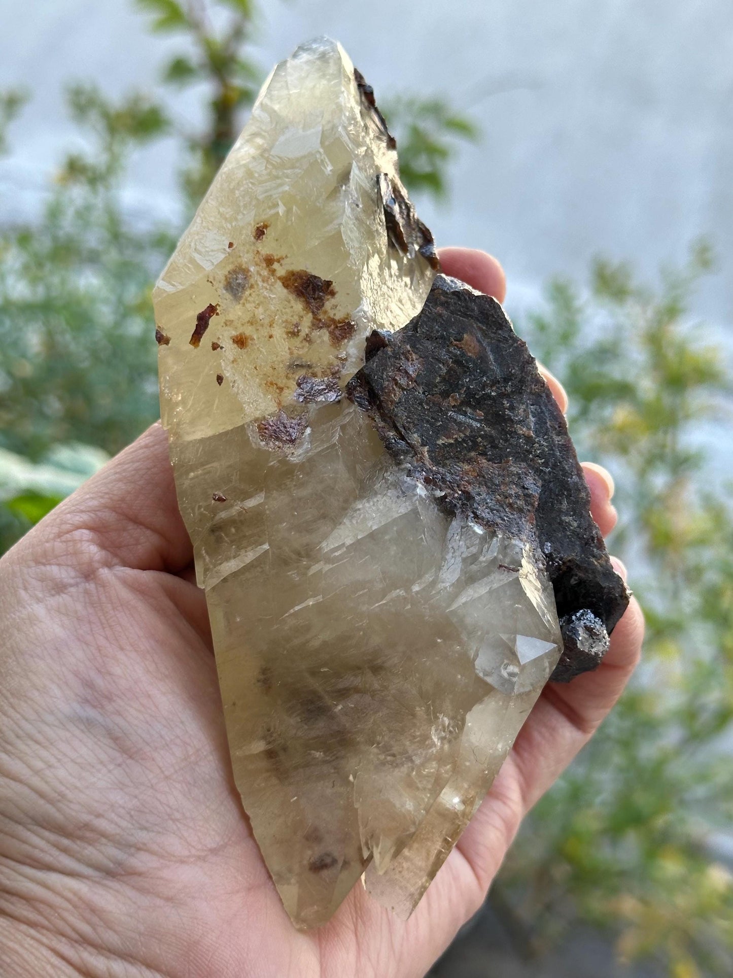 Elmwood Calcite with Sphalerite