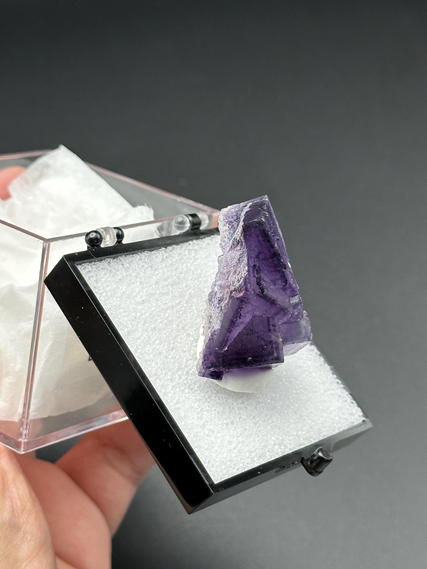QR Code Fluorite from the Quinlong Mine, Guizhou, China