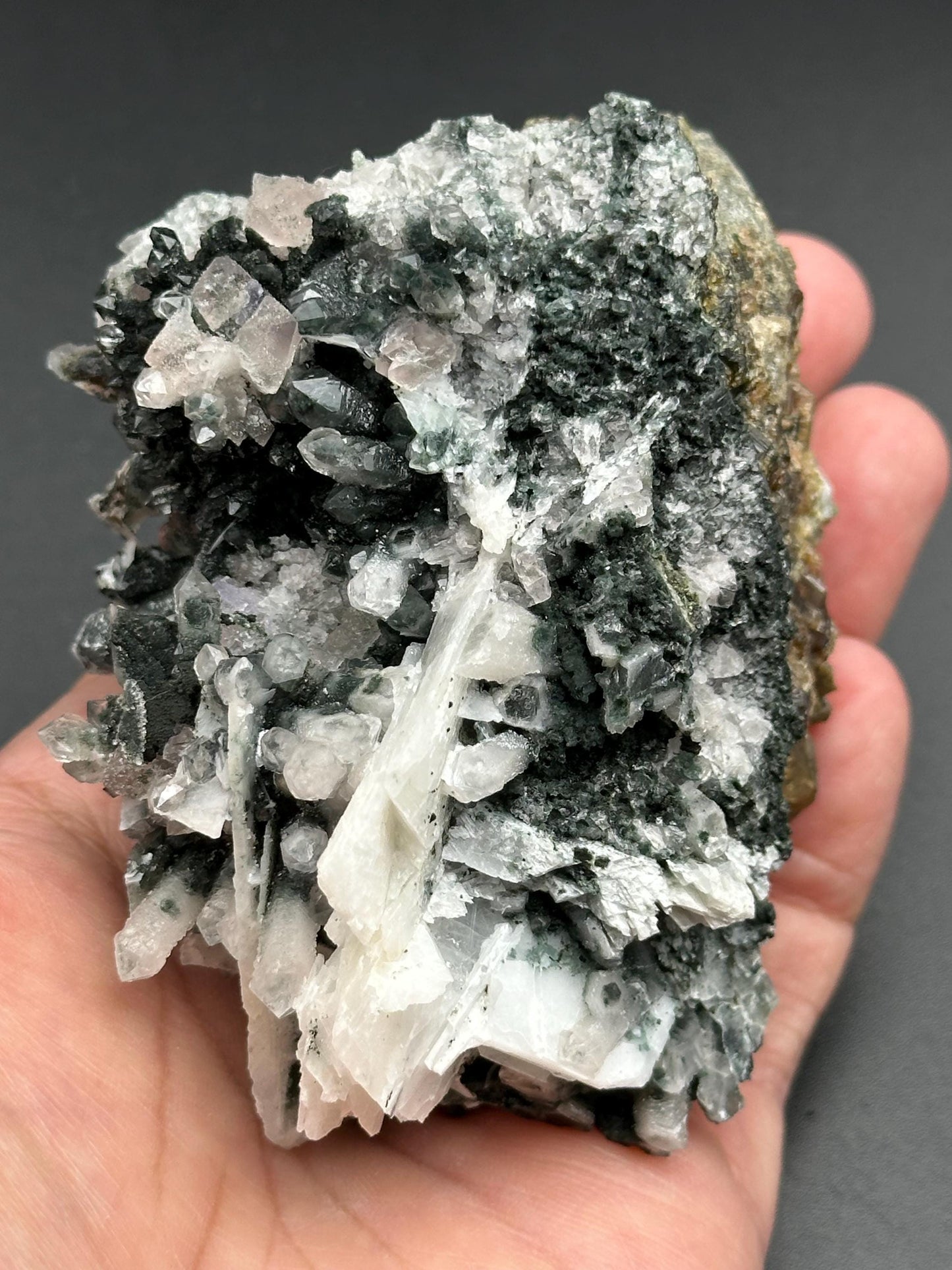 Quartz and Fluorite Specimen from Inner Mongolia