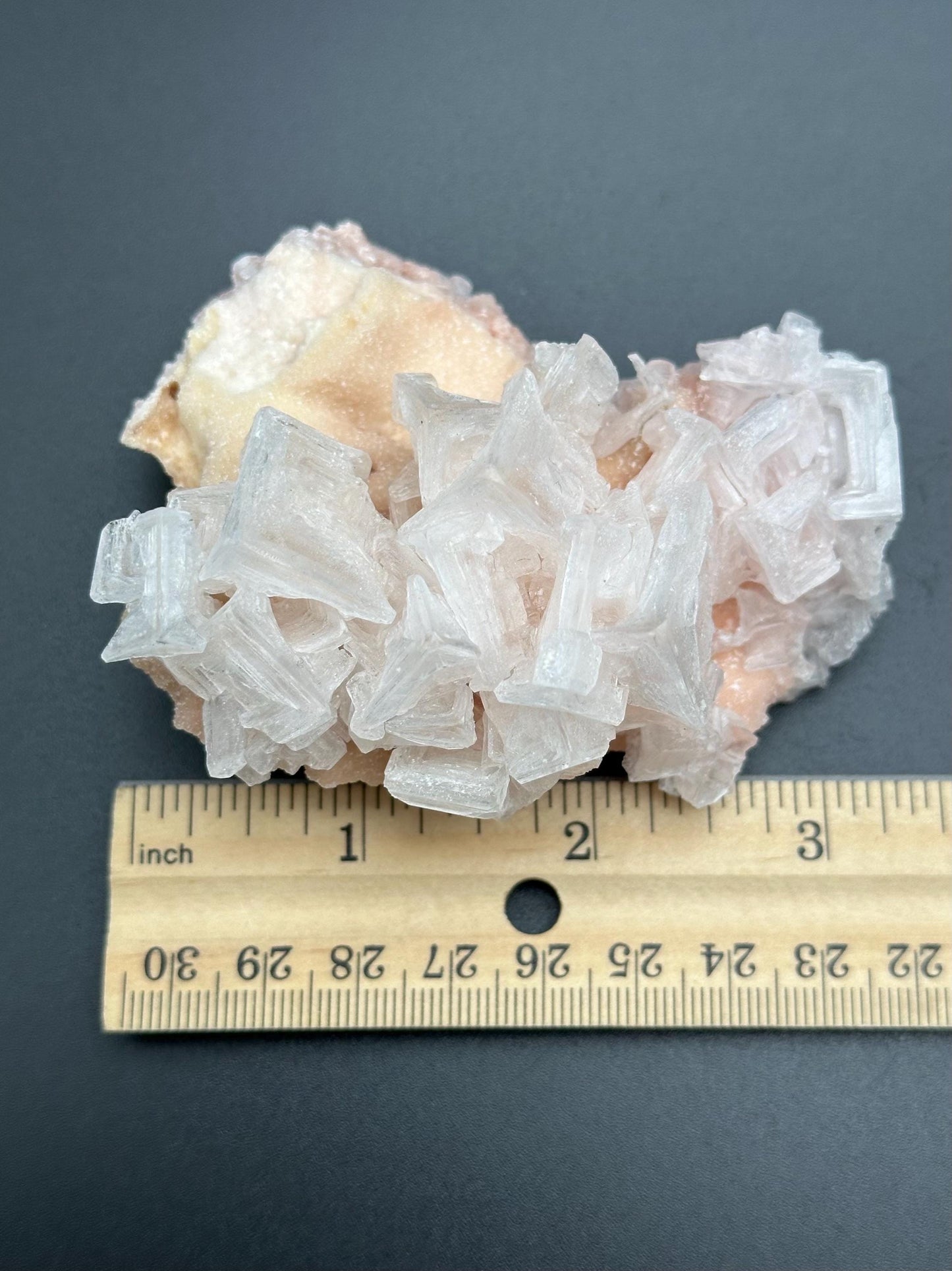 Light Pink Halite on Trona