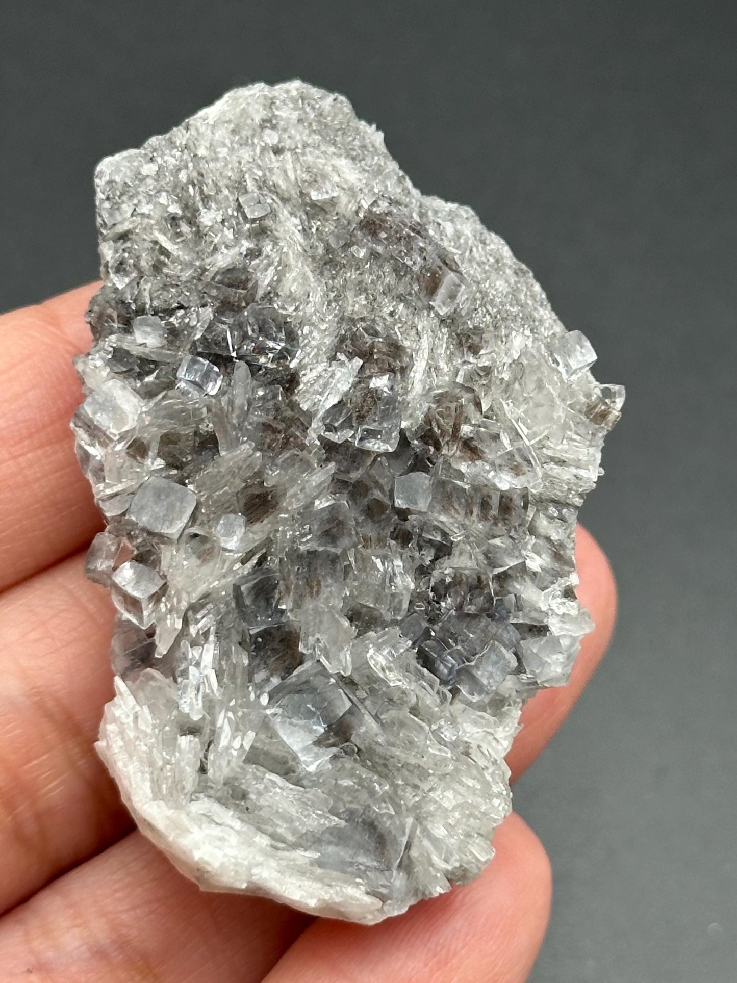 Fluorite with Barite from the Emilio Mine
