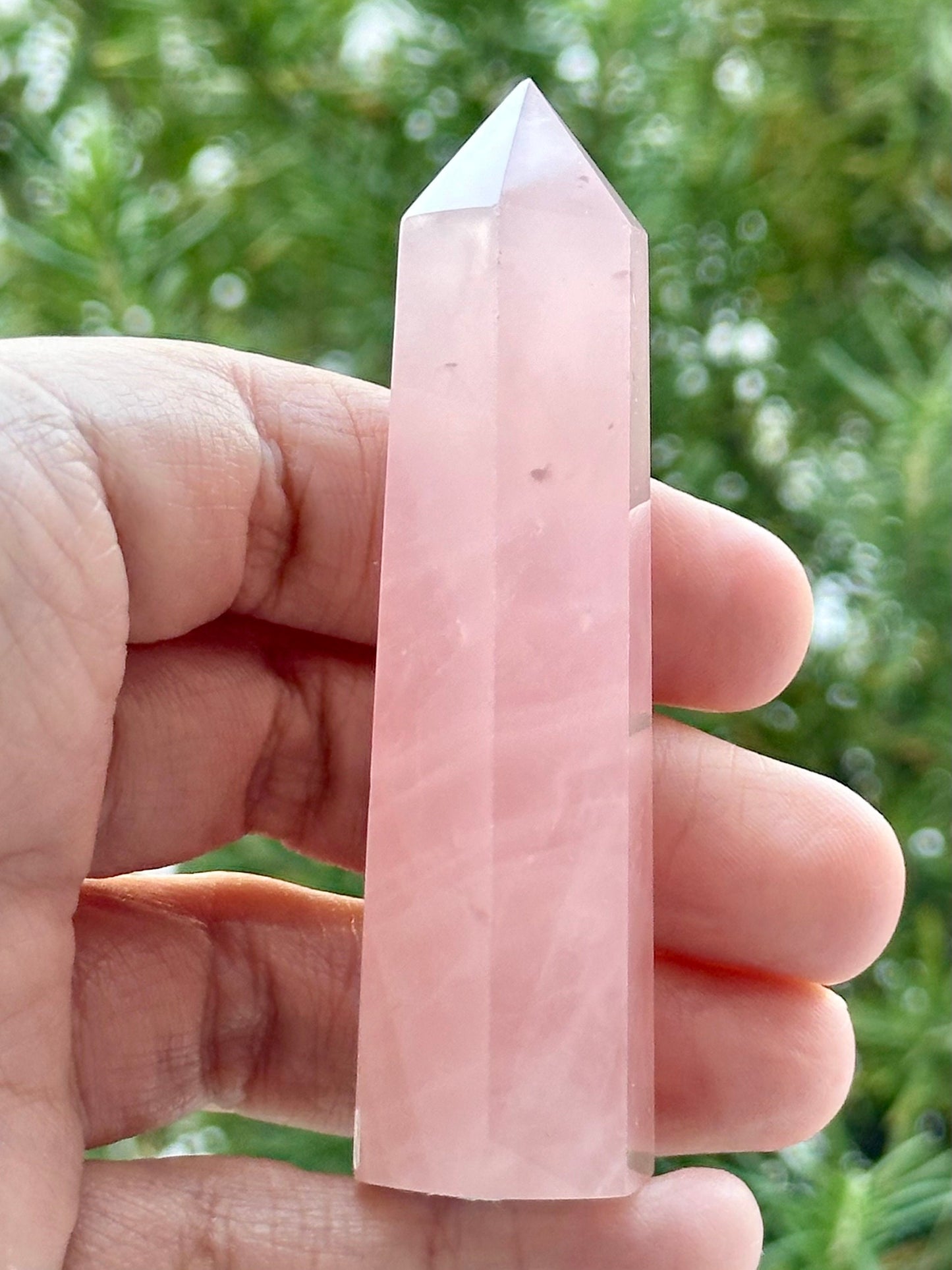 3 inch Rose Quartz Tower