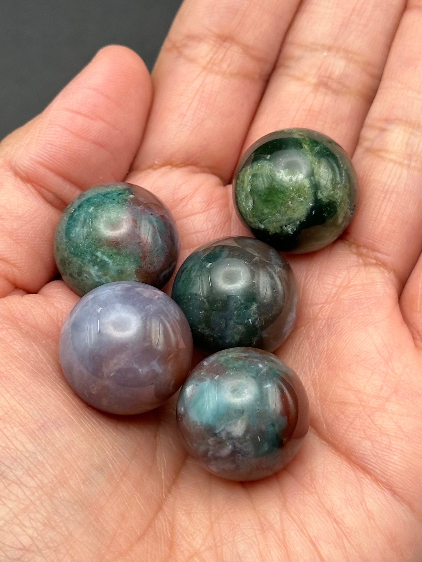 One (1) Ocean Jasper Mini Sphere