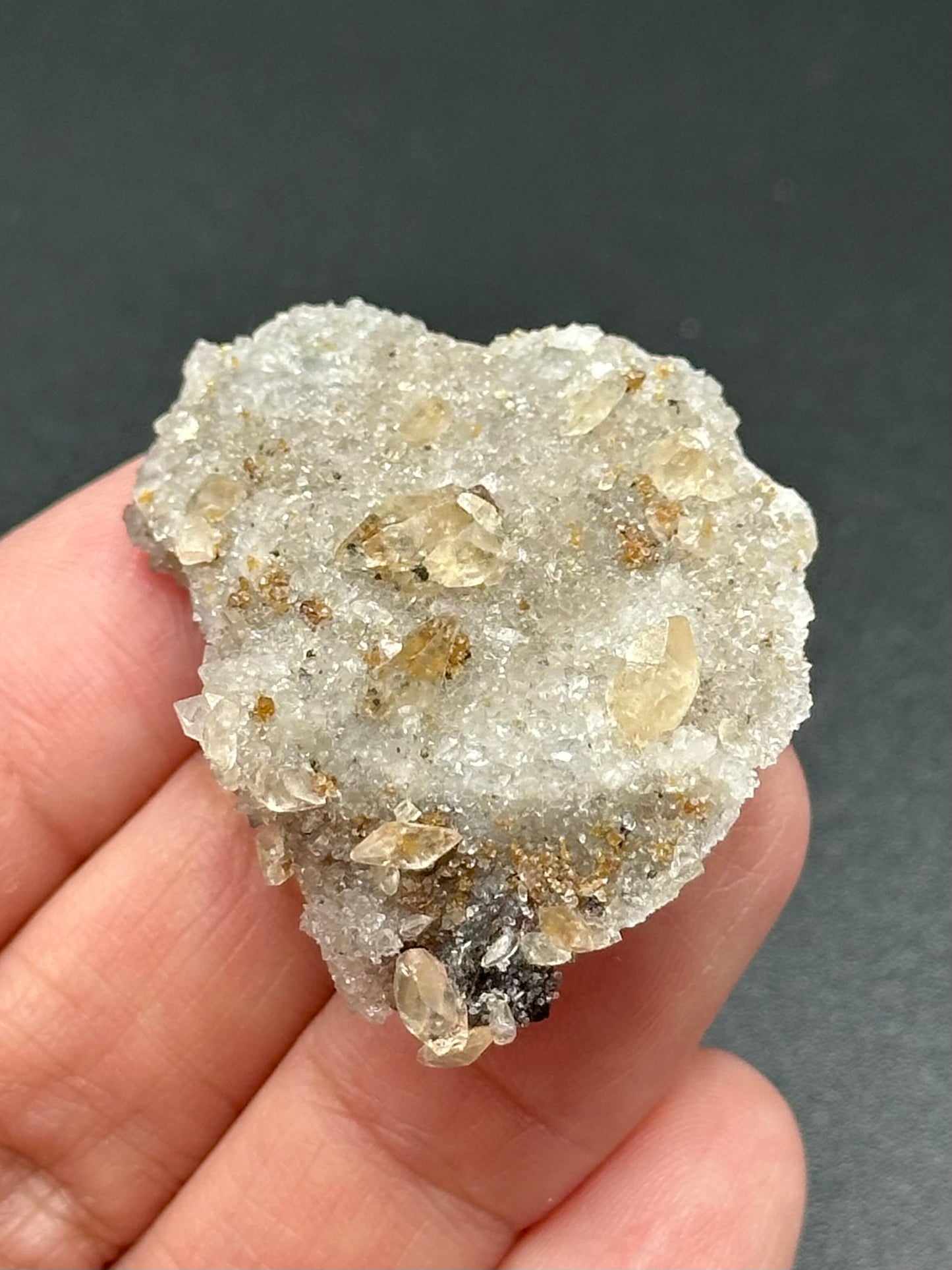 Dolomite, Sphalerite, and Calcite from the Elmwood Mine in Carthage, Tennessee