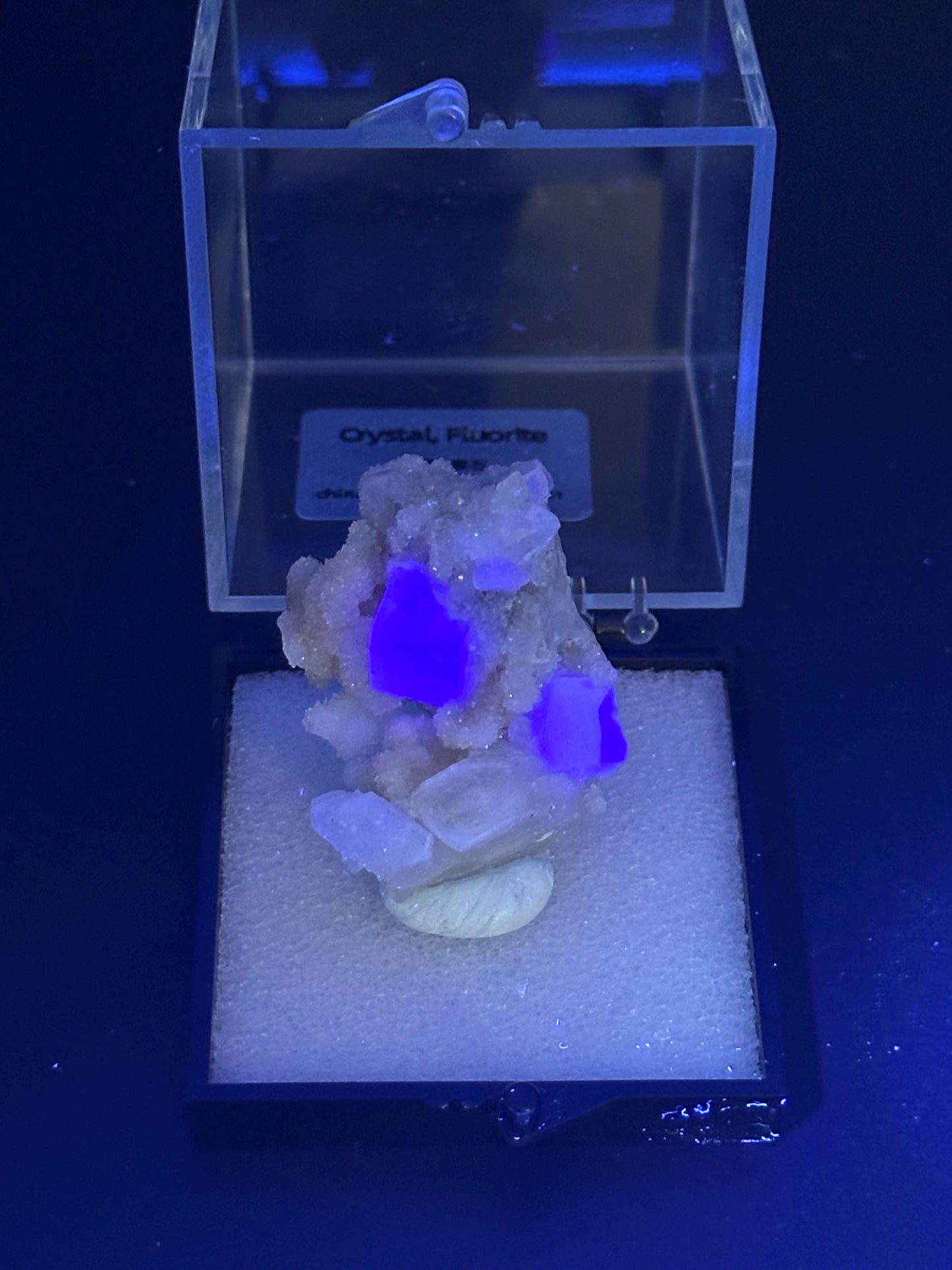 YGX Fluorite with Drusy Quartz