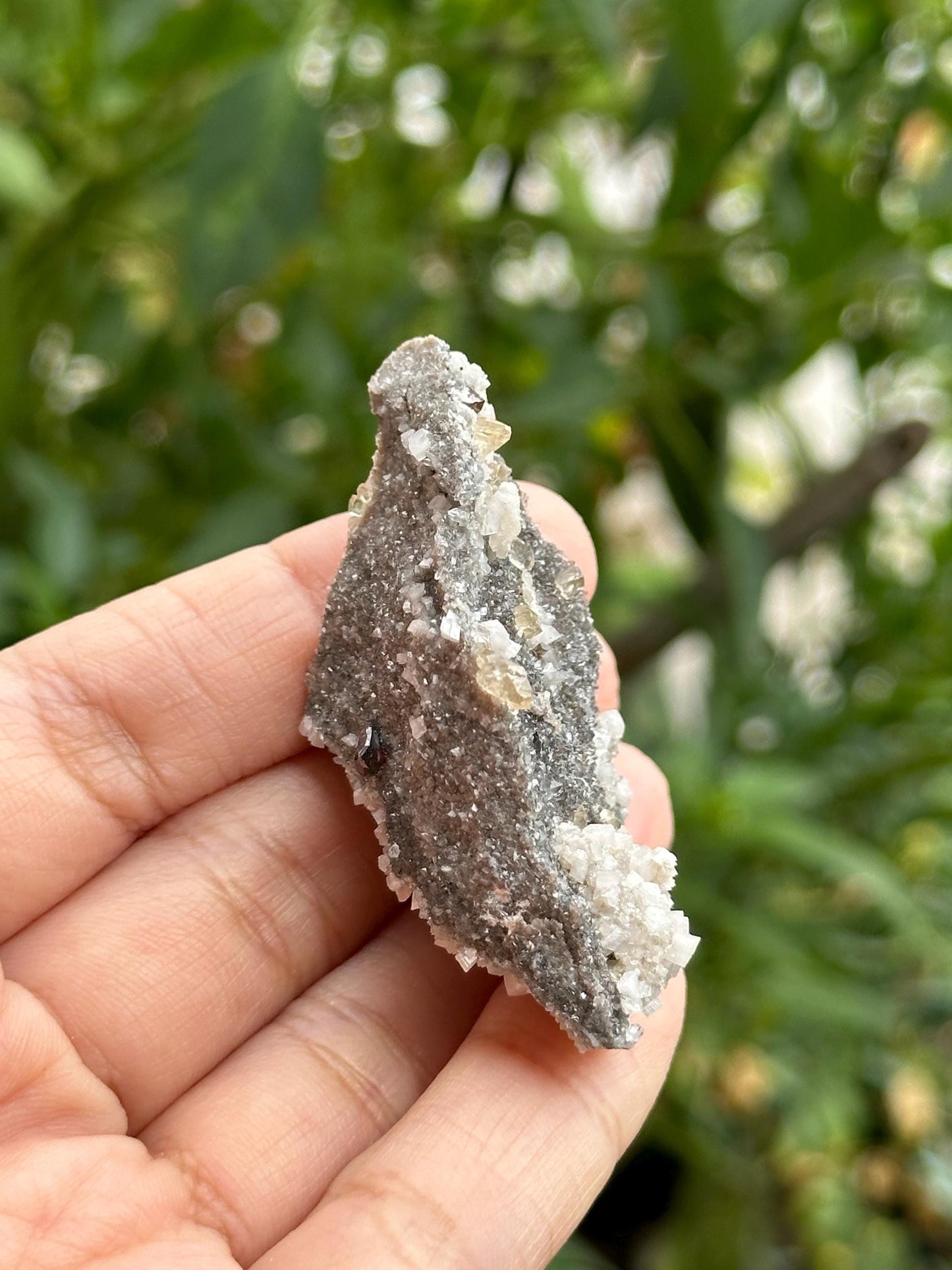 Elmwood Calcite with Sphalerite and Dolomite
