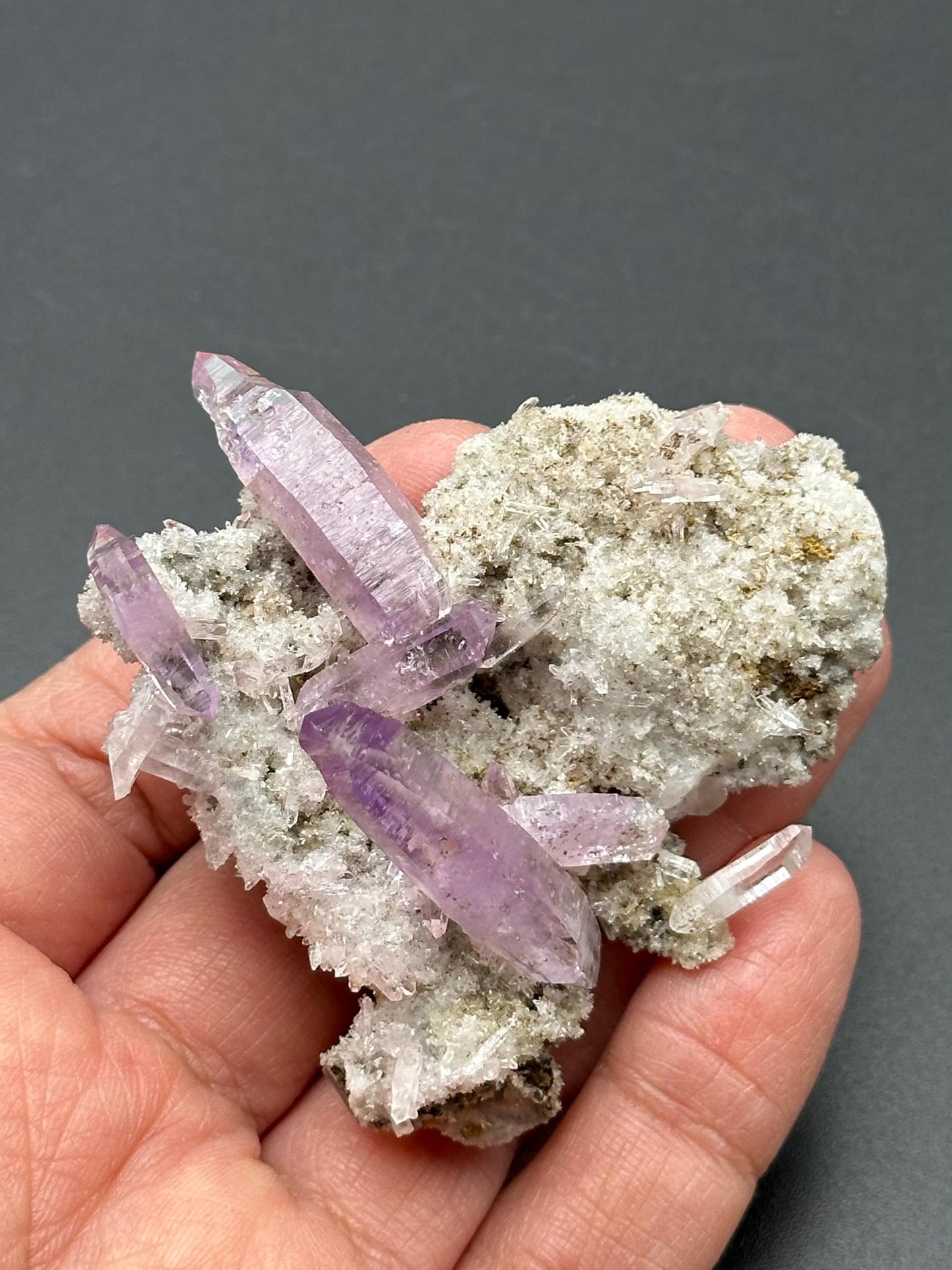 Veracruz Amethyst Crystals on Matrix
