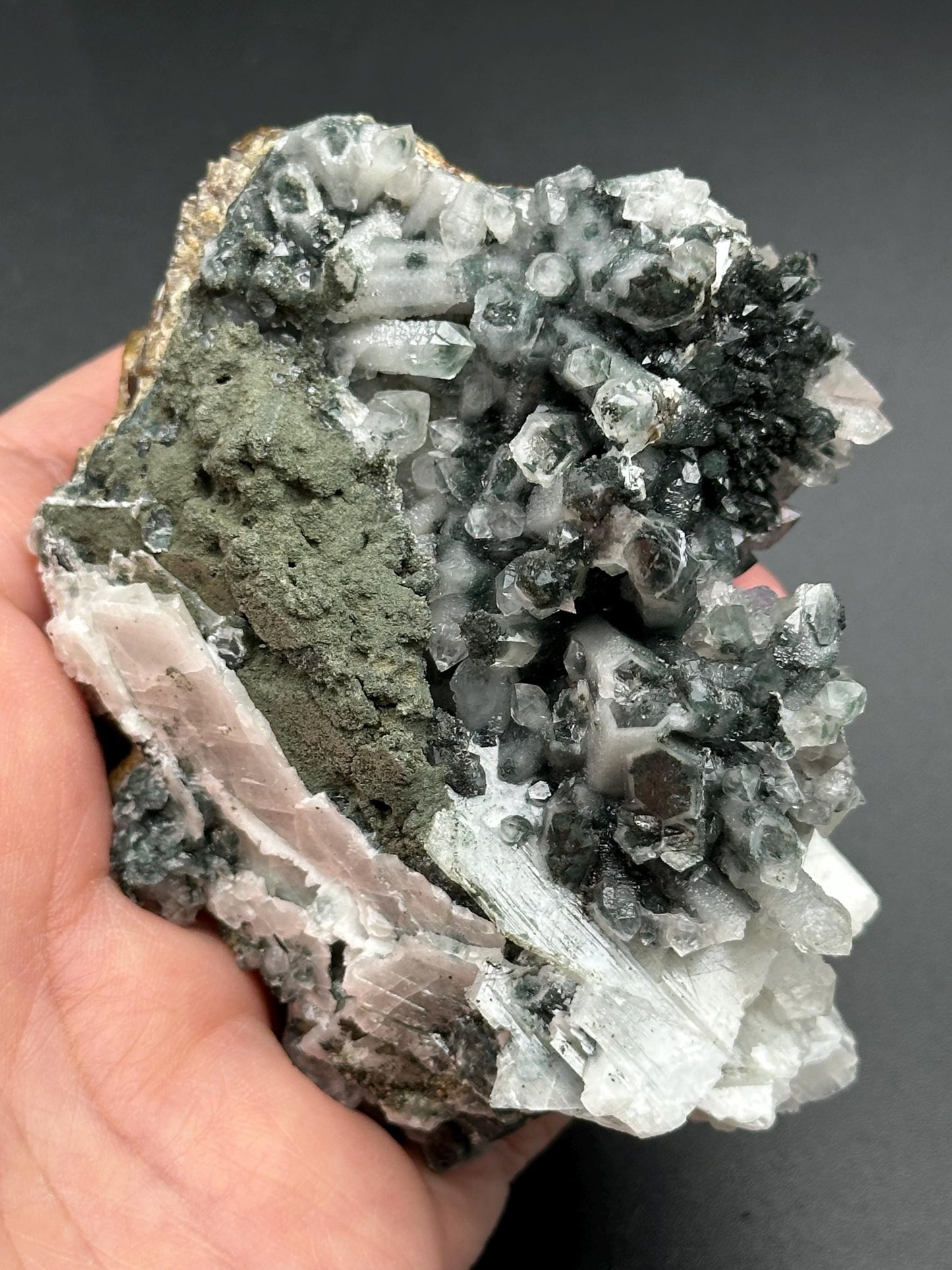 Quartz and Fluorite Specimen from Inner Mongolia