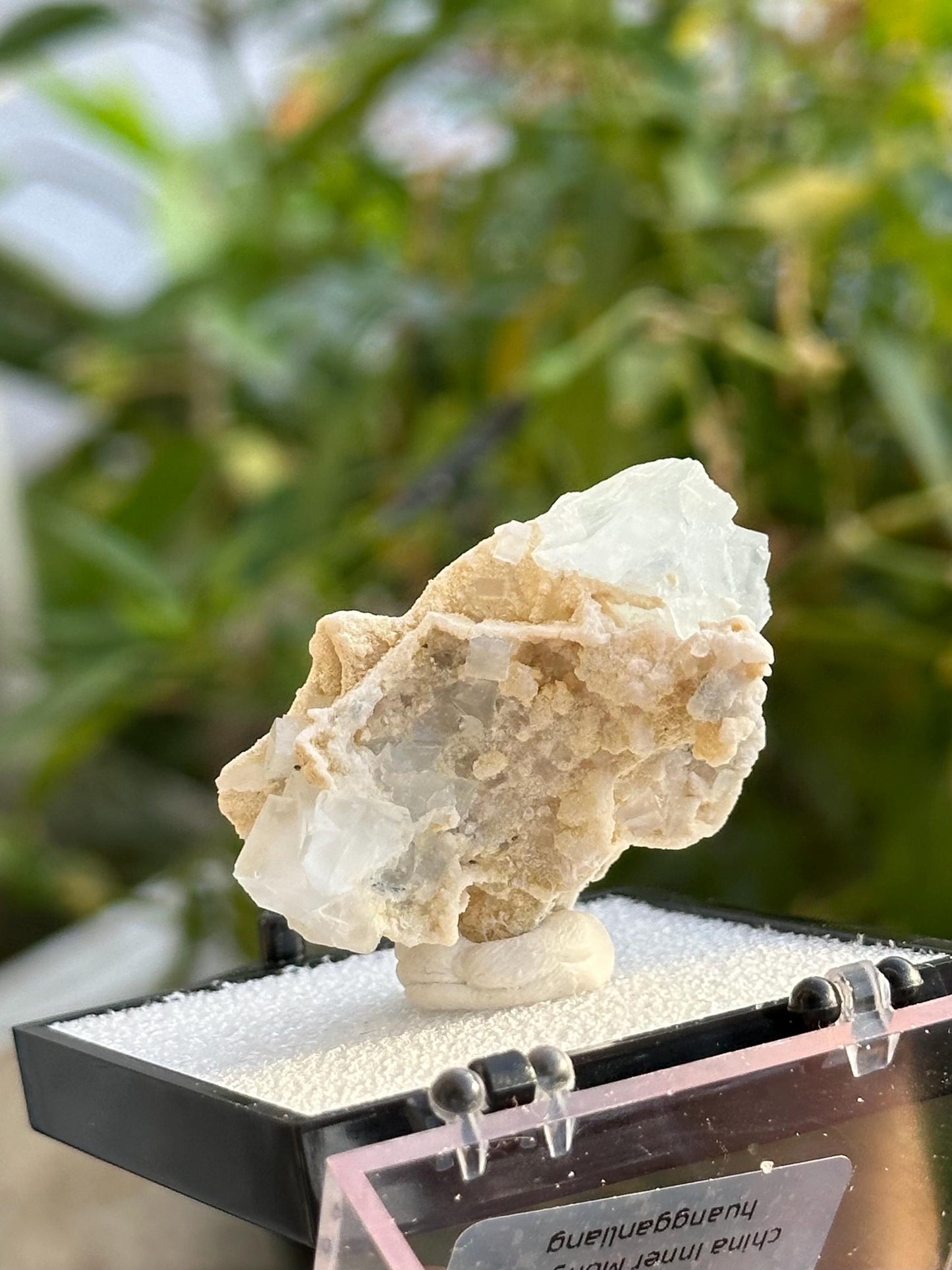 Fluorite with Calcite from the Huanggangliang Mine in Inner Mongolia, China